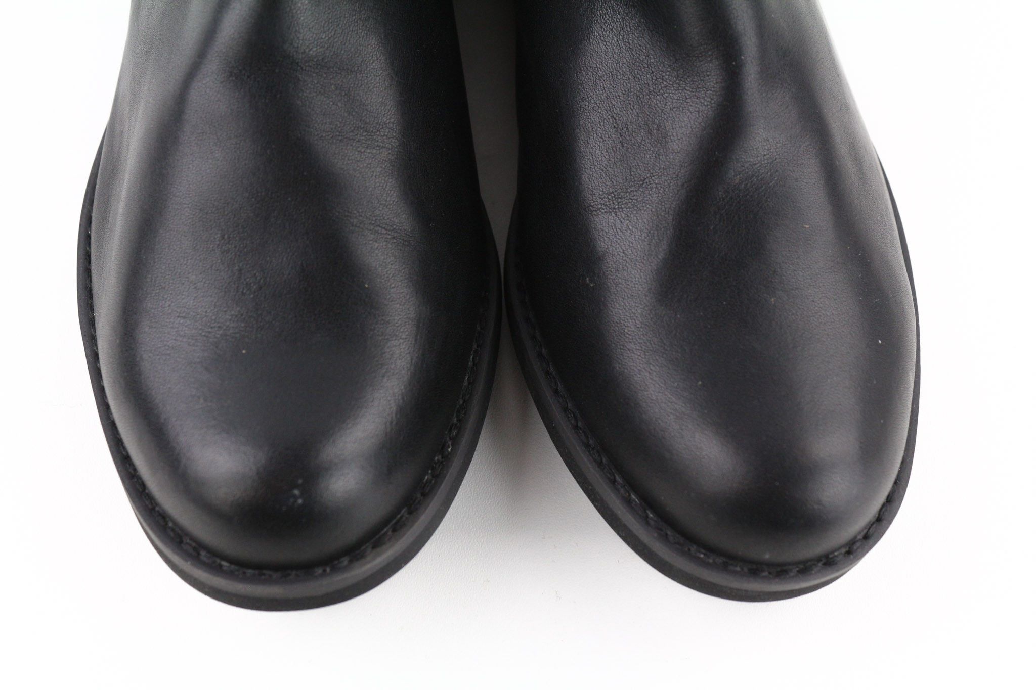 Timberland A1KHL UK6.5 Black Leather Side Panels Mid Boots 79951 Size US 7 / IT 37 - 4 Thumbnail