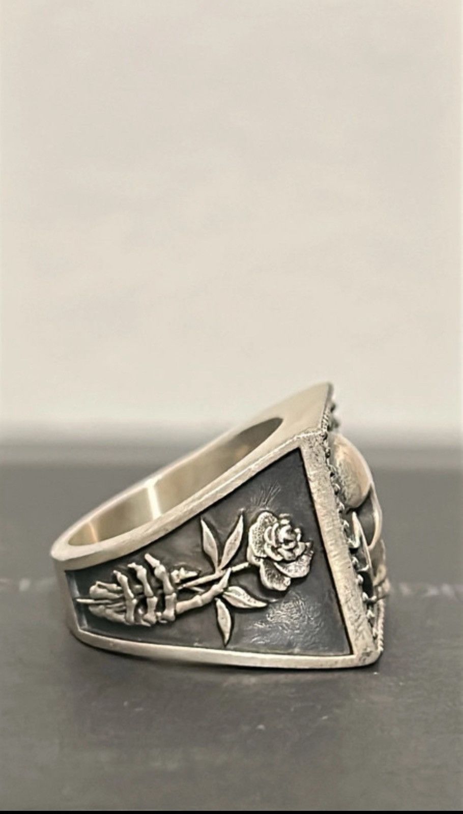 Revenge Revenge skull ring Size ONE SIZE - 3 Thumbnail