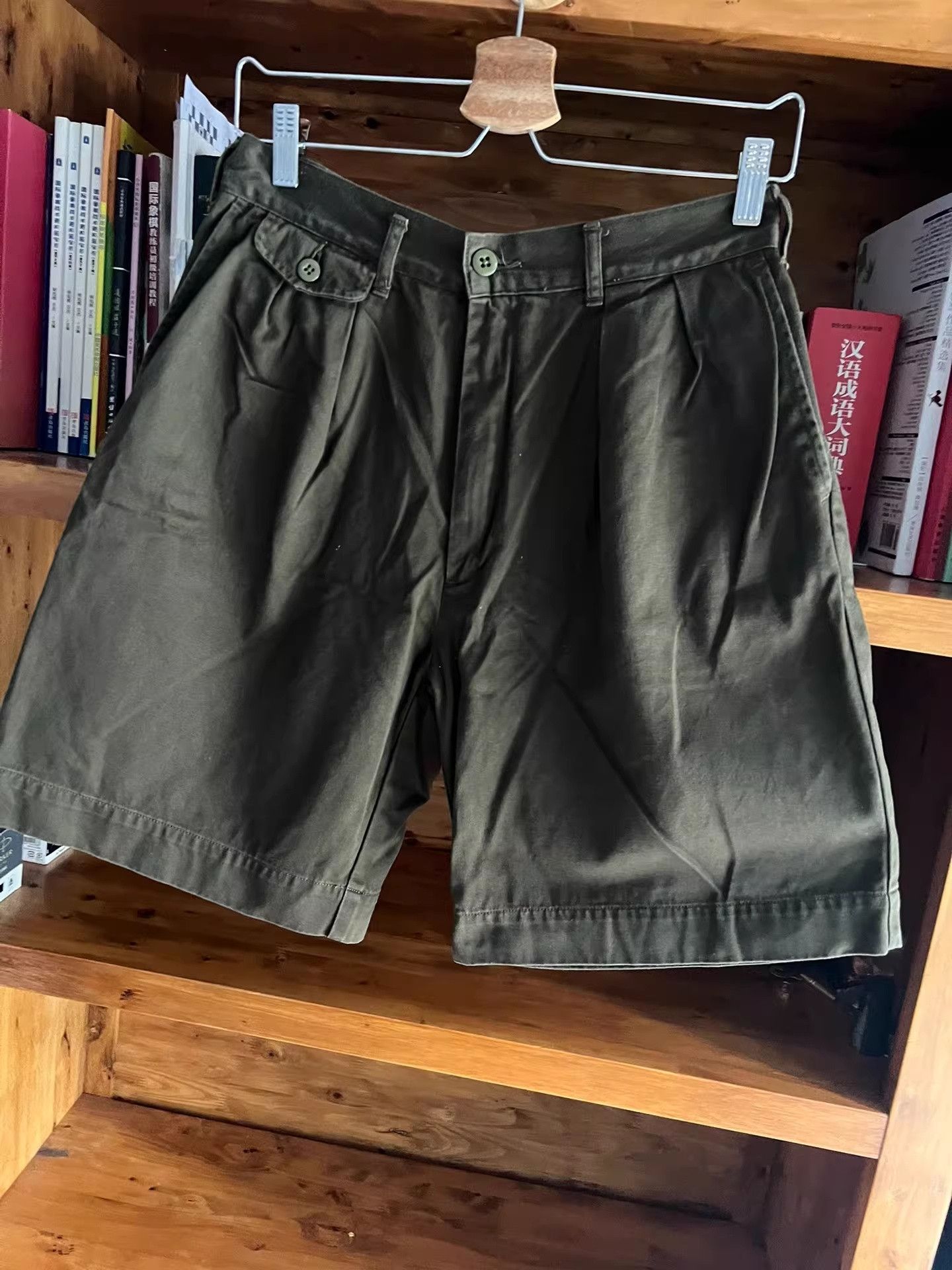 BARNS OUTFITTERS Barns Olive Casual Shorts Size US 26 / EU 42 - 3 Thumbnail