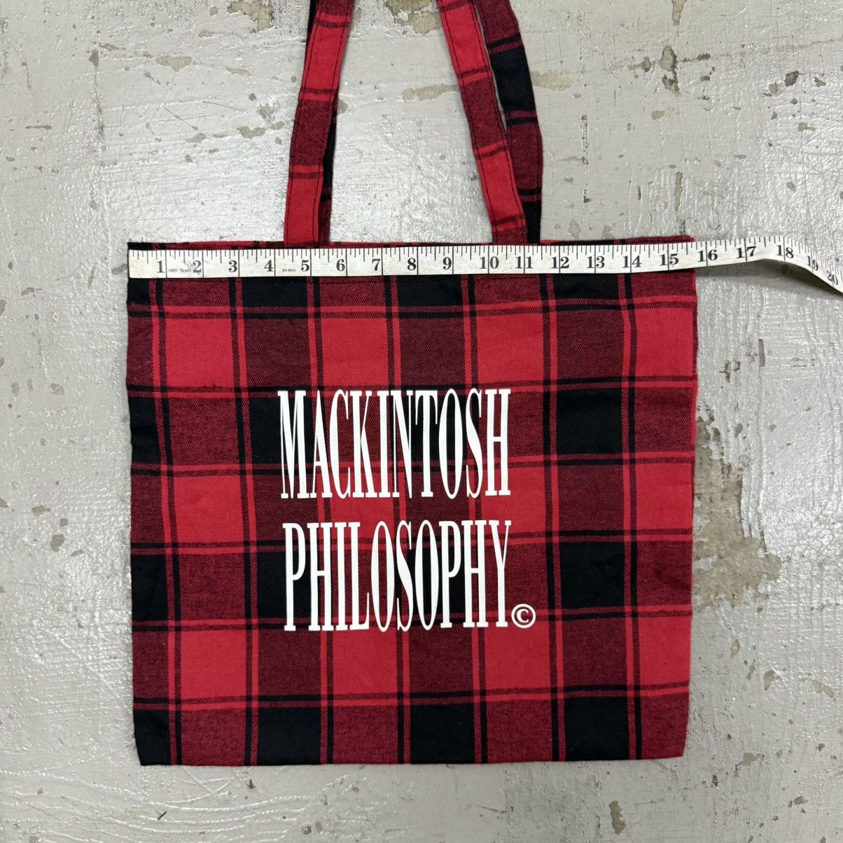 Mackintosh Mackintosh Philosophy Tartan Plaid Tote Bag Size ONE SIZE - 2 Thumbnail