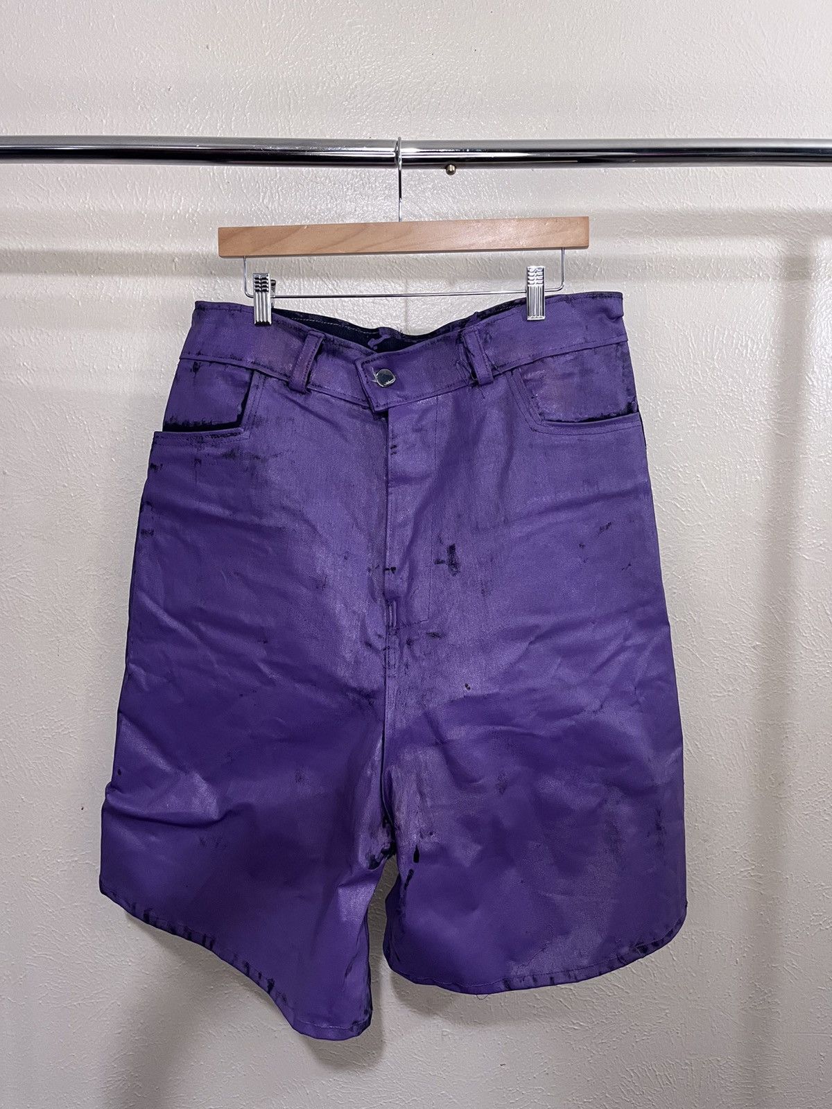 Other Temporary From Brazil Purple Colossal Drop Shorts Size US 34 / EU 50 - 1 Thumbnail
