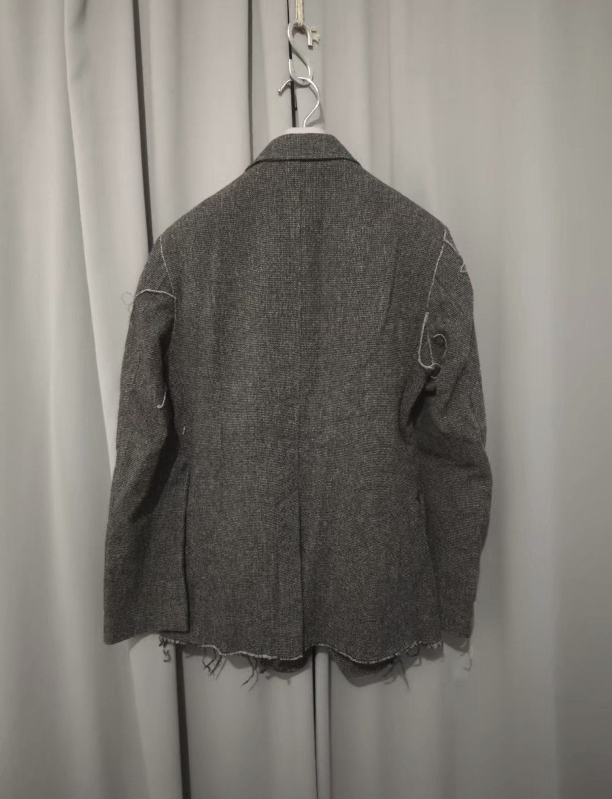 The Letters The Letters Fall/Winter Wool Cut-Off Frayed Blazer Size US S / EU 44-46 / 1 - 6 Thumbnail