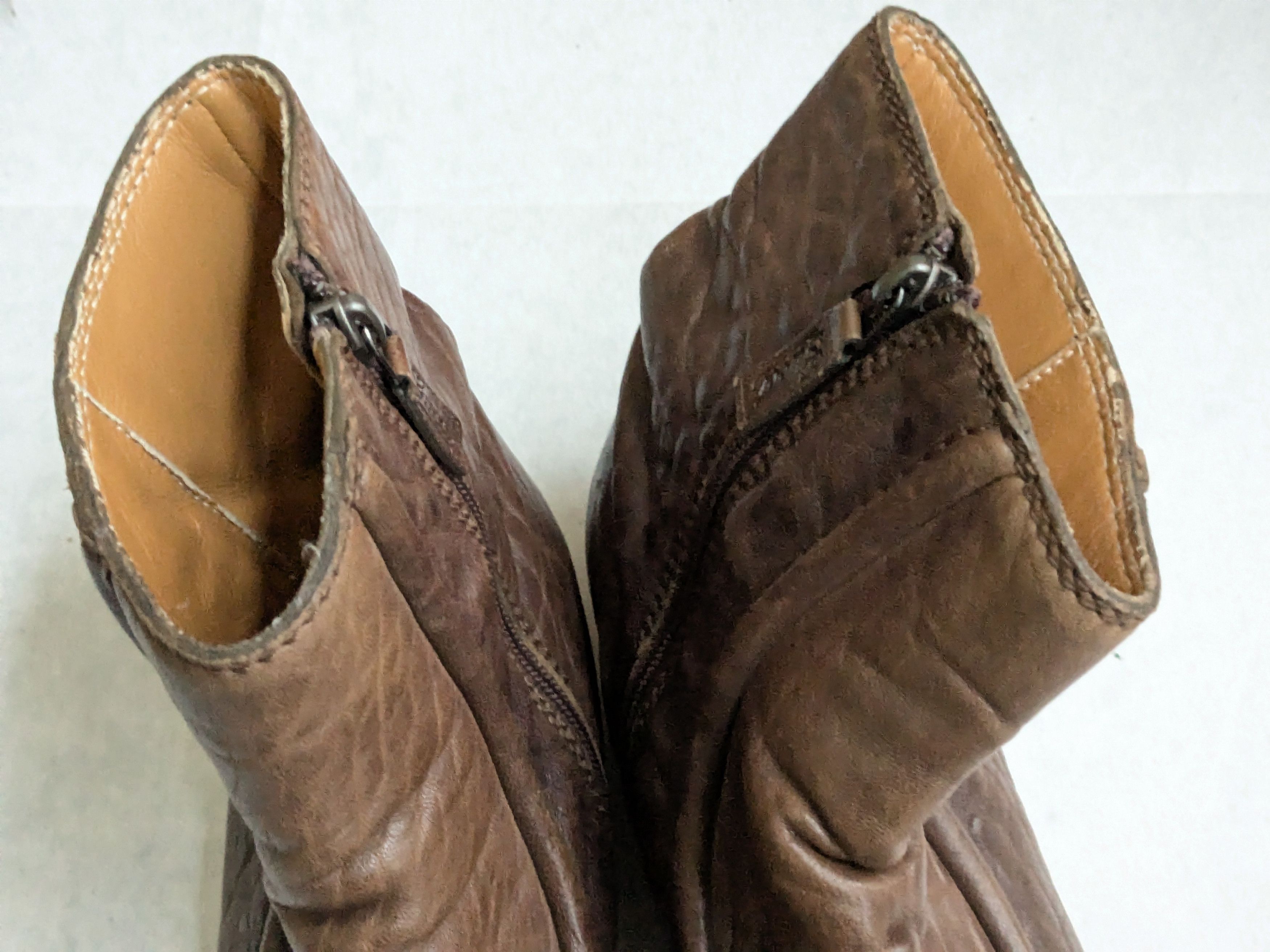 Gucci Gucci Size Zip Boots Brown 8.5 Leather Men Moc Toe Size US 8.5 / EU 41-42 - 2 Thumbnail