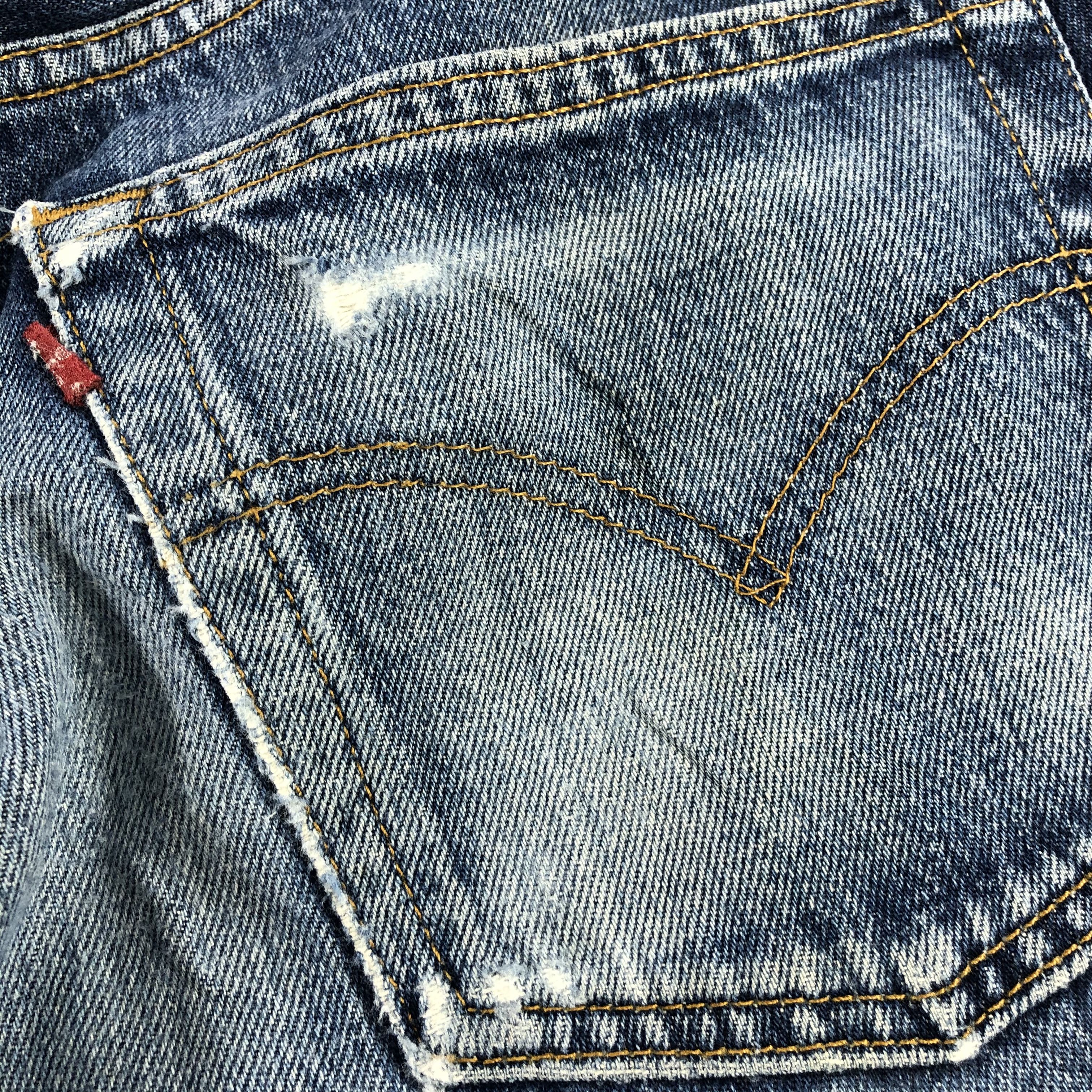 Levi's 90s Vintage Blue Wash Levis 501 Jeans-JM2853 Size US 31 - 7 Thumbnail