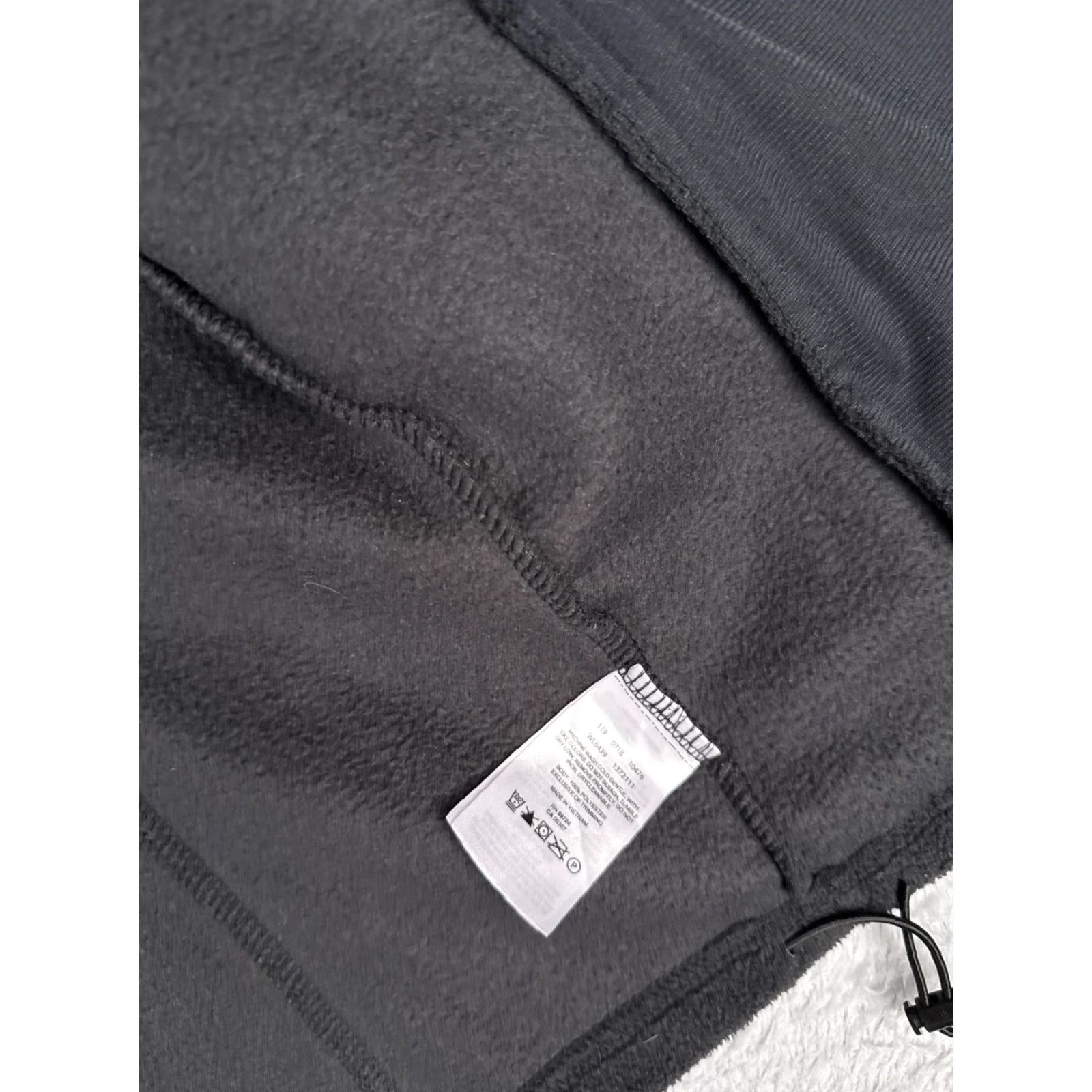 Vintage Columbia Fleece Jacket Womens Medium Gray Full Zip Outdoors Hiking Mock Neck Size M / US 6-8 / IT 42-44 - 4 Thumbnail