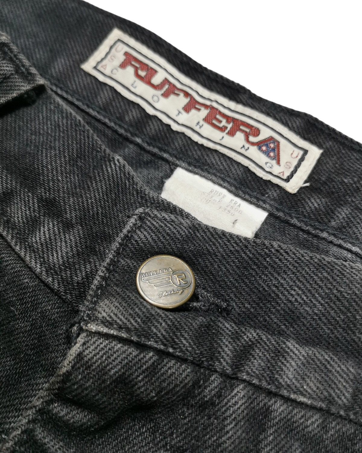 Ruff Ryders Vintage Ruffera Baggy Distressed Jeans , Style JNCO Size US 34 / EU 50 - 8 Thumbnail
