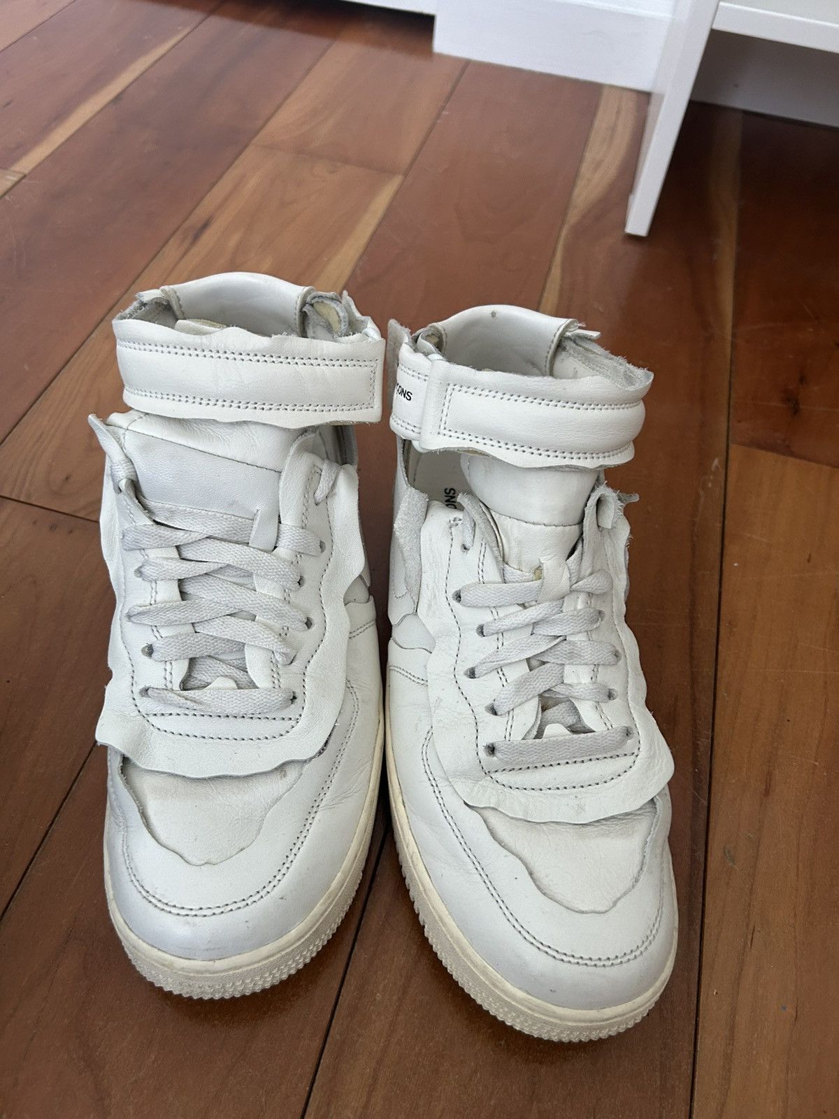 Comme des Garcons × Nike Comme des Garçons Air Force 1 white/sail sneaker Size US 8 / EU 41 - 2 Thumbnail