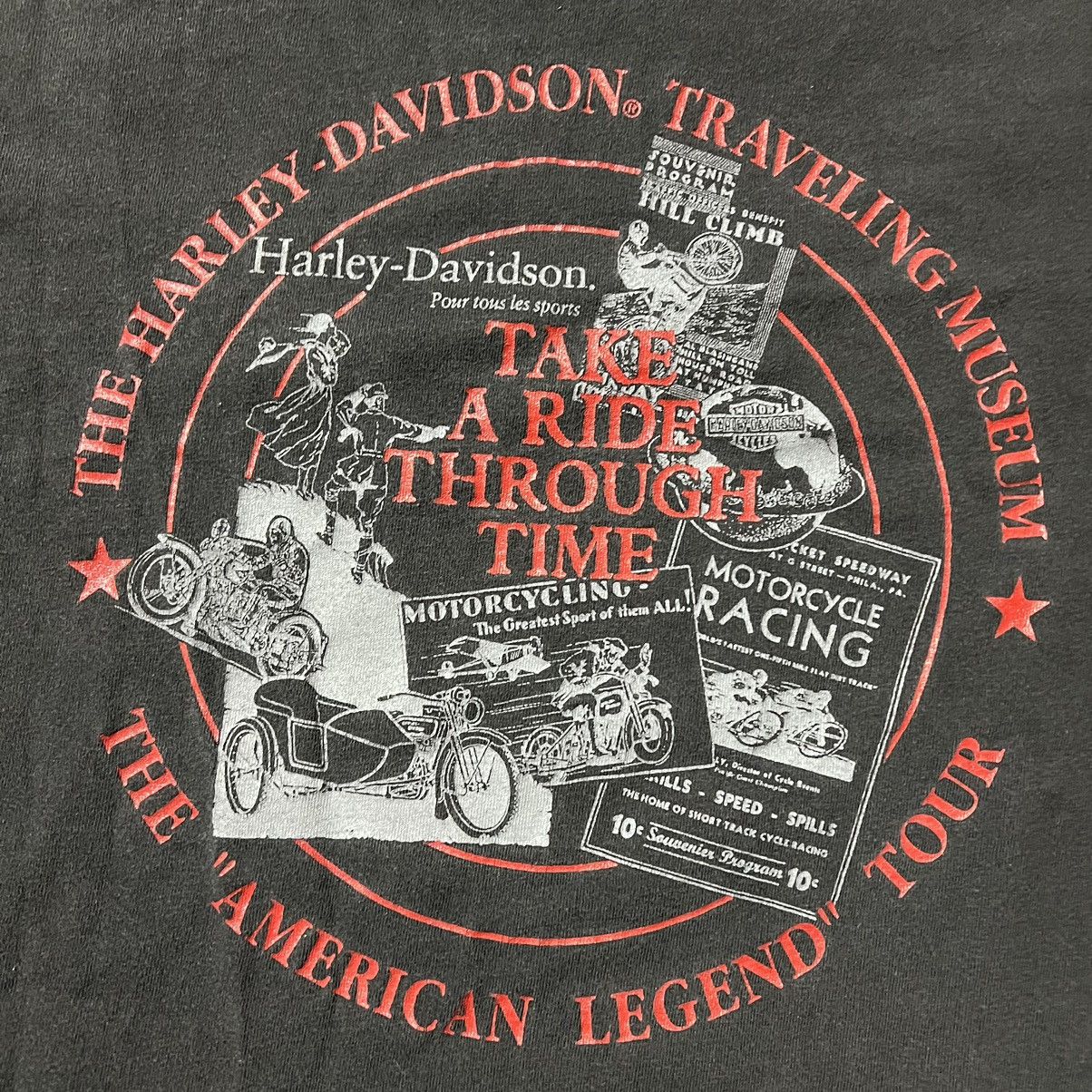 Harley Davidson × Vintage Vintage 90’s Harley Davidson 🇺🇸 Single Stitched T-Shirt Size US XL / EU 56 / 4 - 6 Thumbnail