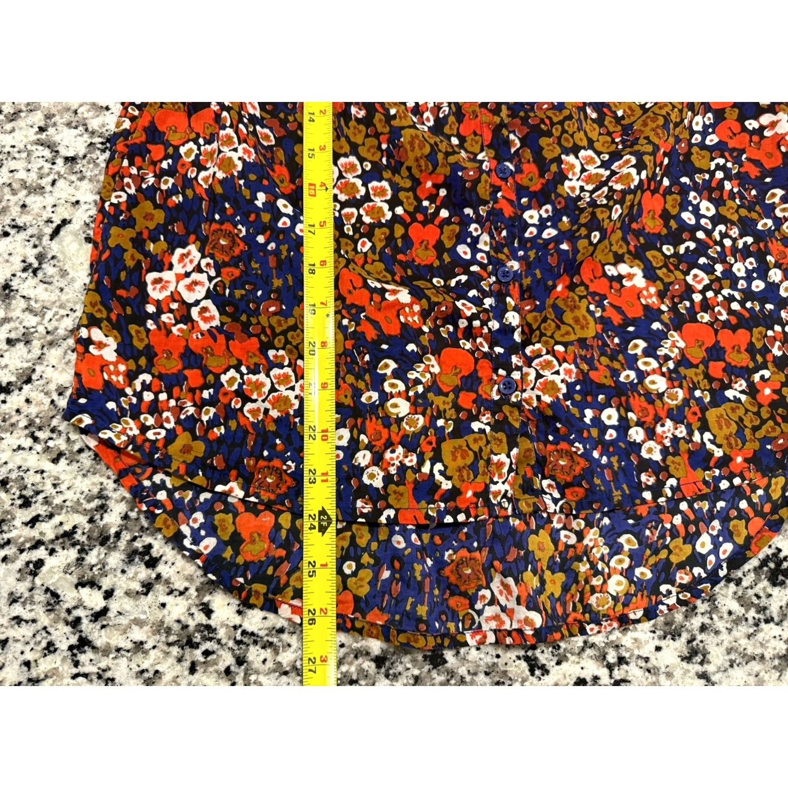 Apiece Apart Apiece Apart Floral Shirt Blouse Women’s Cotton Silk Sz Small Multicolor Size S / US 4 / IT 40 - 5 Thumbnail