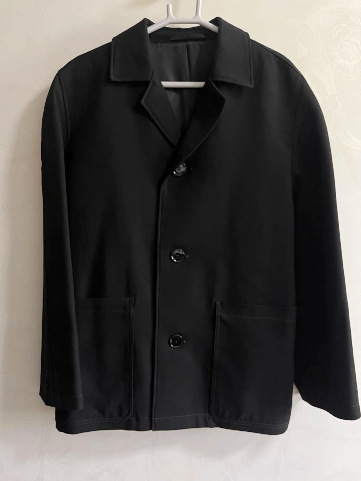 LEMAIRE(ルメール) / CROPPED CROMBIE JACKET/L/コットン
