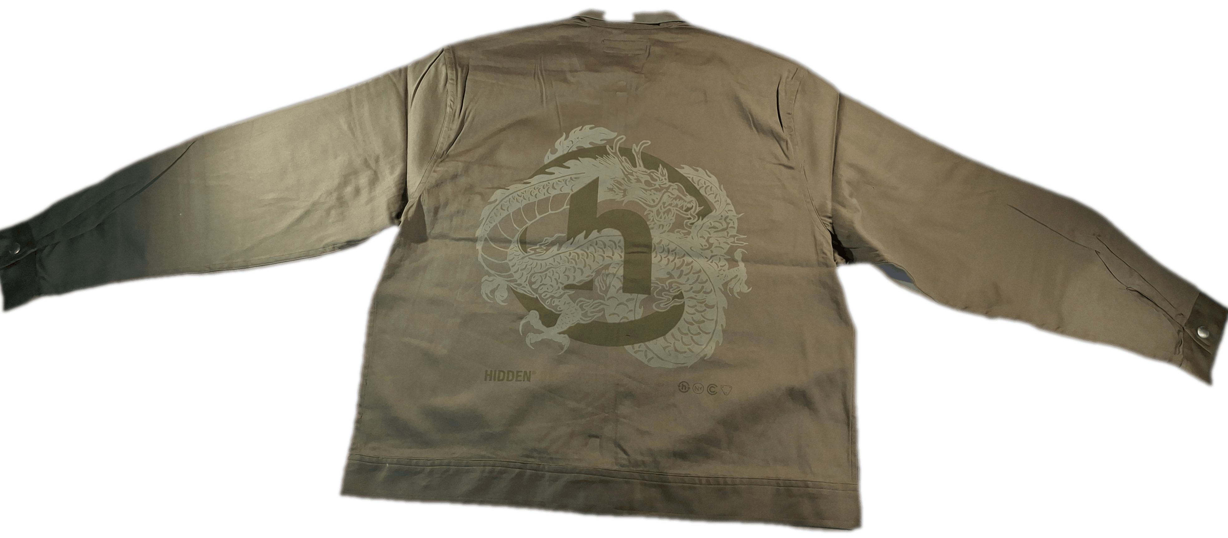 HIDDEN Hidden NY Mechanics Jacket - Dragon Back Graphic - Large Size US L / EU 52-54 / 3 - 2 Thumbnail