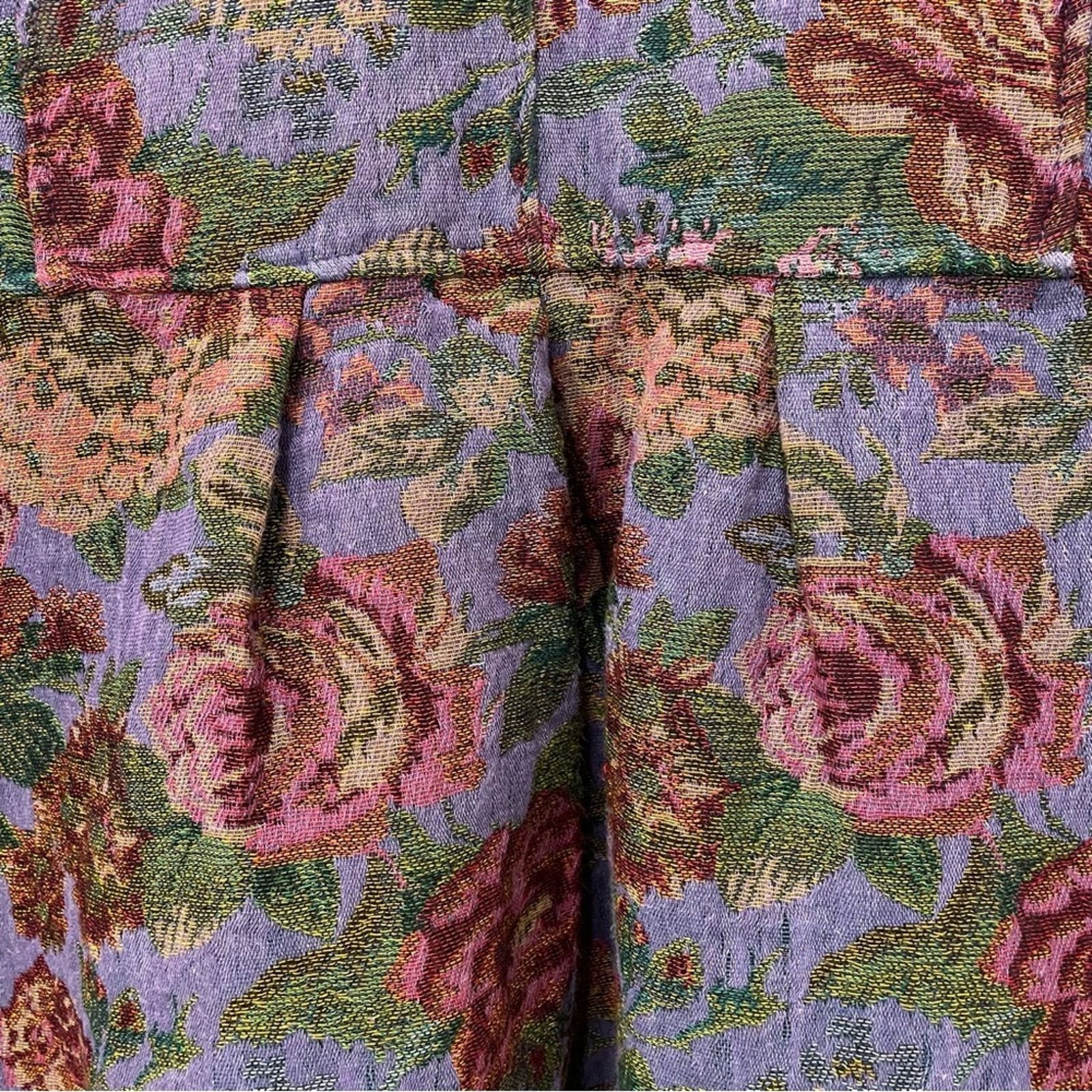Other Vintage Handcrafted Floral Tapestry Jacket Size M / US 6-8 / IT 42-44 - 9 Thumbnail