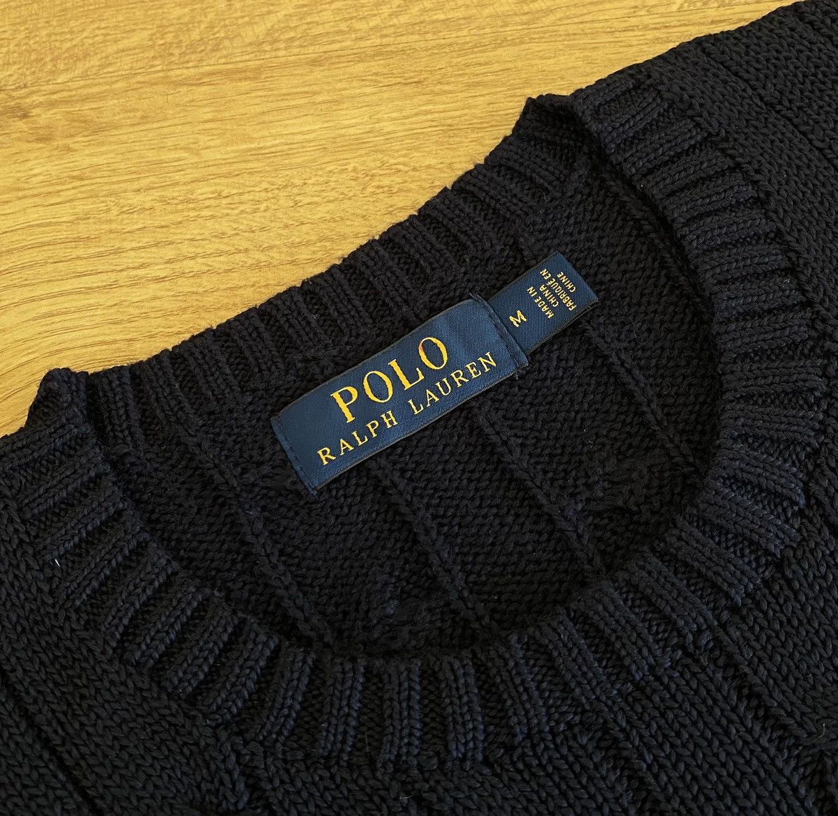 Polo Ralph Lauren Polo Ralph Lauren Cable Knit Sweater x Luxury x Old Money Size US M / EU 48-50 / 2 - 4 Thumbnail