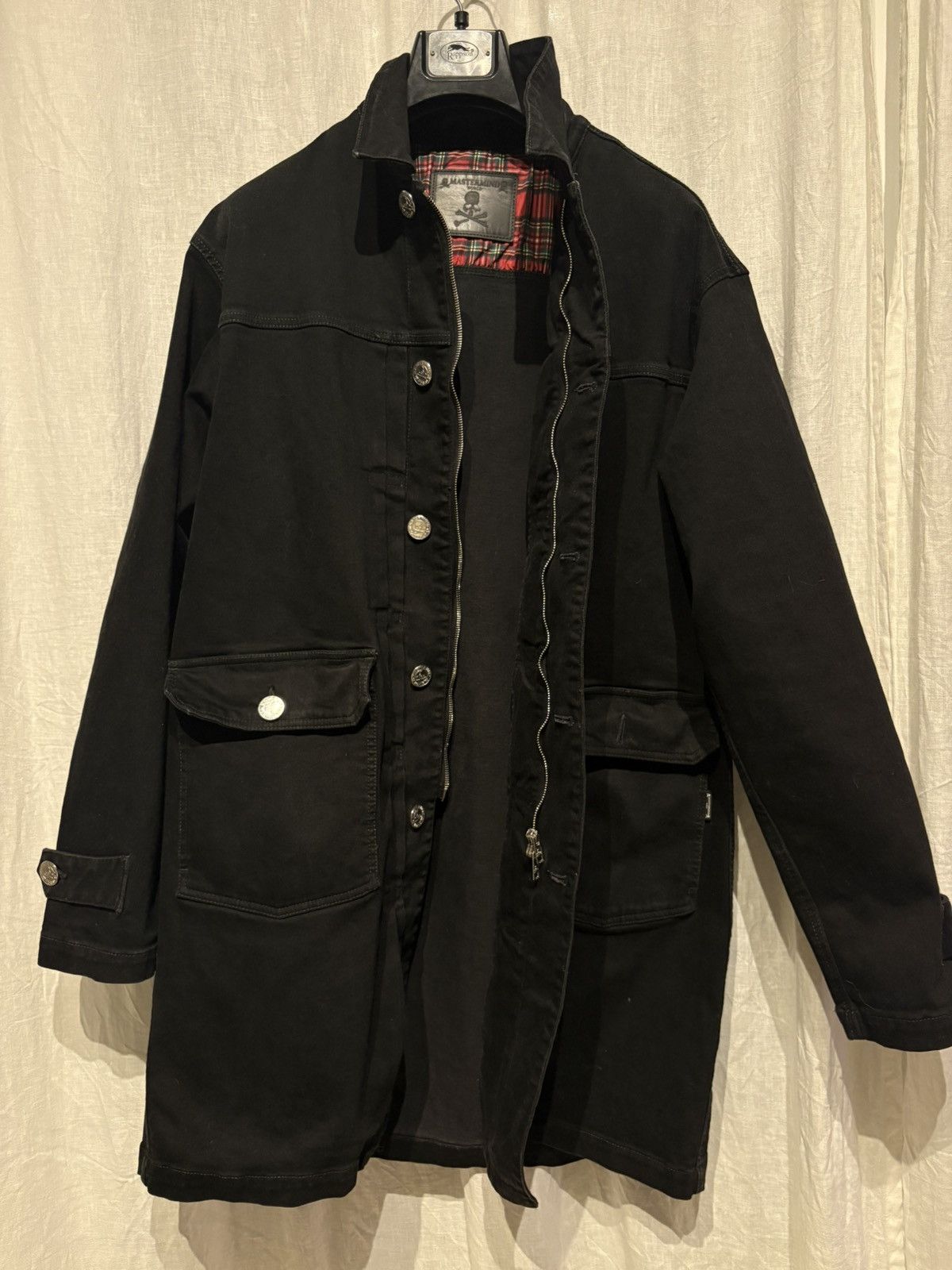 Mastermind Japan Punk denim trenchcoat. Size US L / EU 52-54 / 3 - 1 Thumbnail