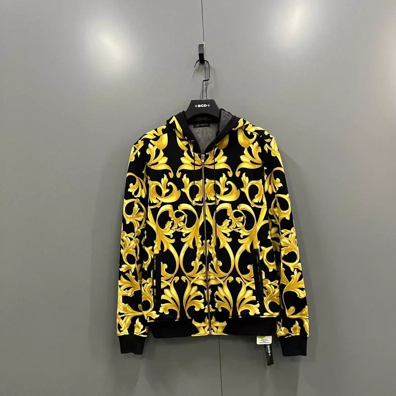Versace Versace A classic patterned hooded jacket Size US M / EU 48-50 / 2 - 1 Thumbnail