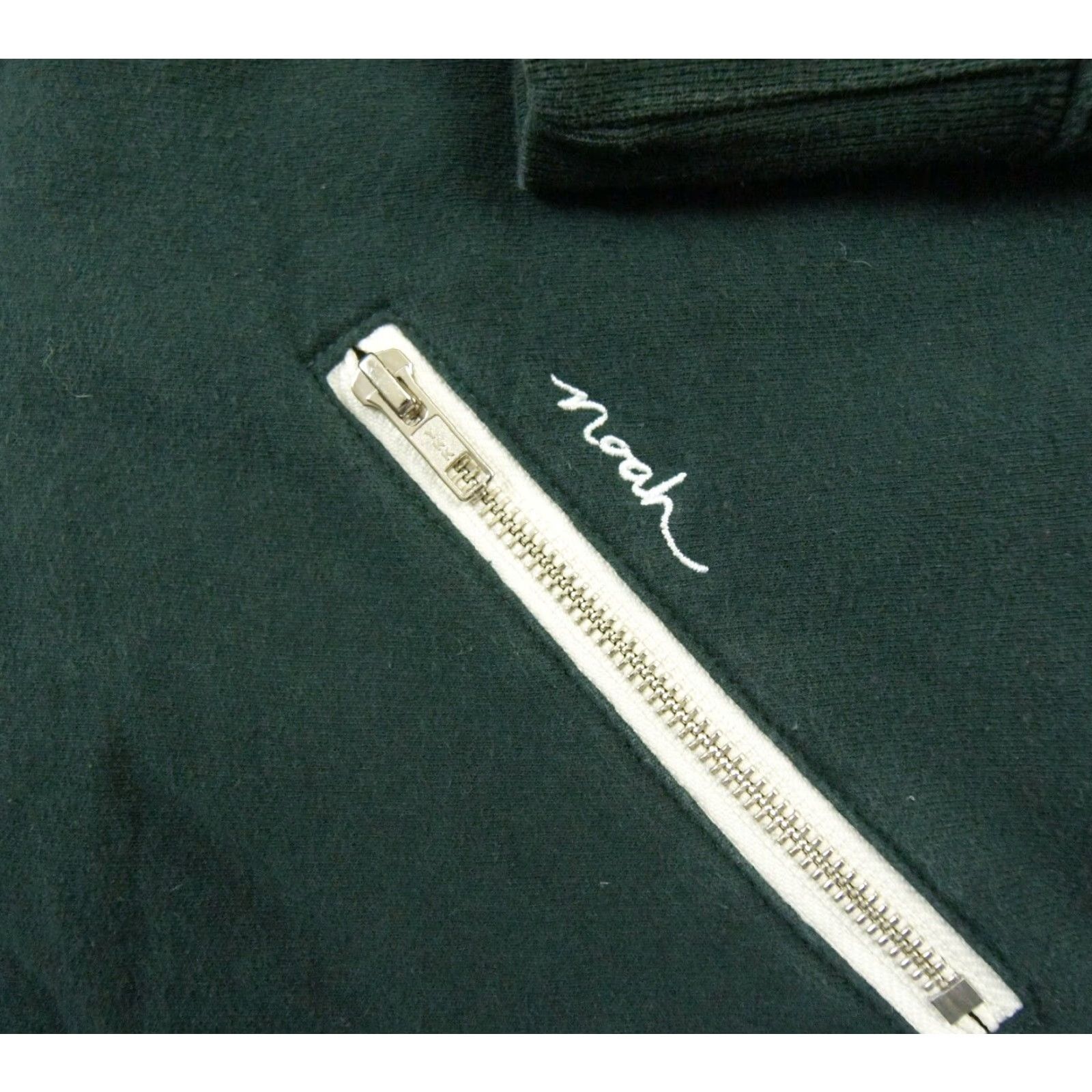 Noah VINTAGE NOAH Mens Hoodie Full Zip Sweatshirt All Seasons Green Fleece Logo Streetwear Large Size US M / EU 48-50 / 2 - 3 Thumbnail