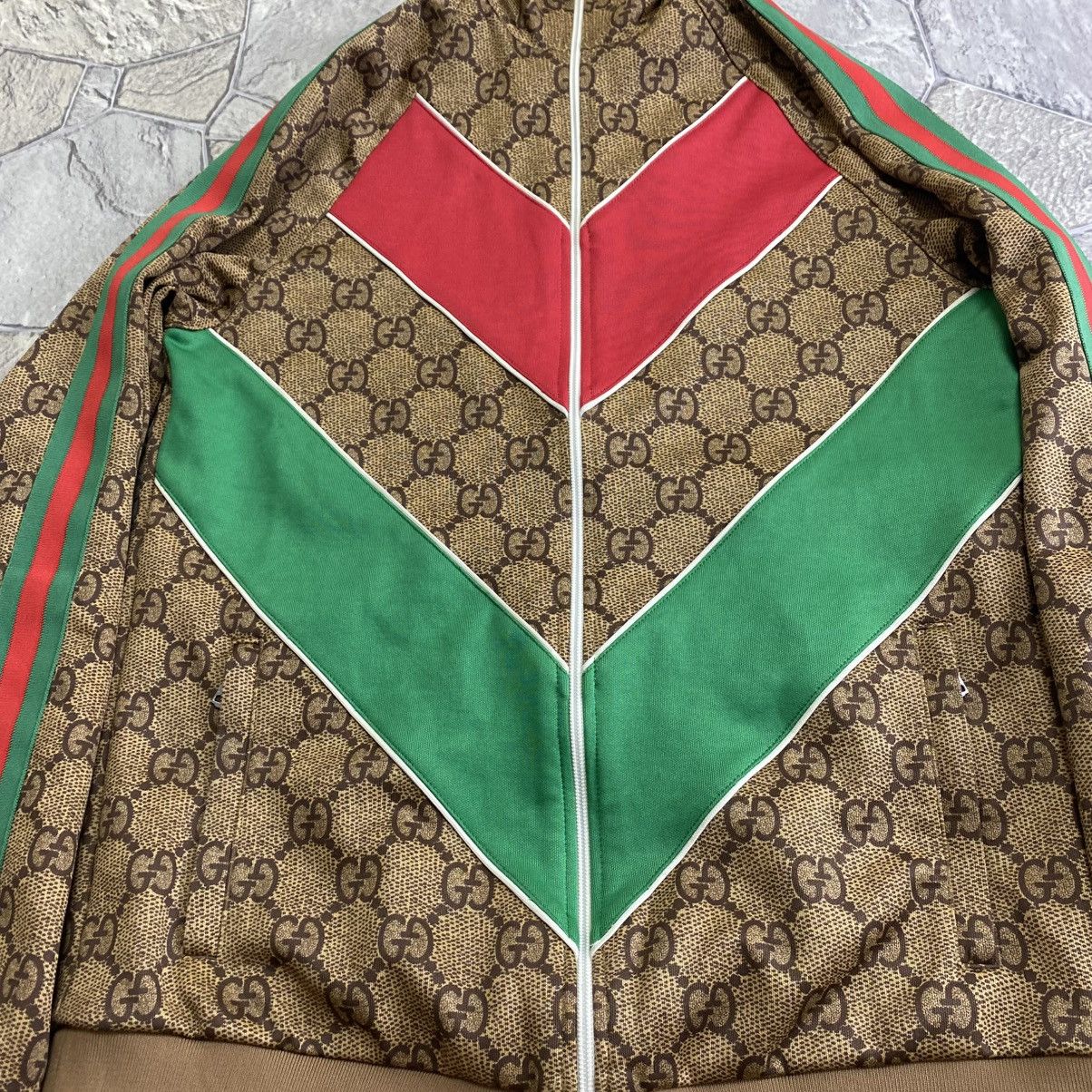 Gucci Gucci Monogram Logo GG Jacquard Track Suit Zip-up Jacket Size US M / EU 48-50 / 2 - 6 Thumbnail