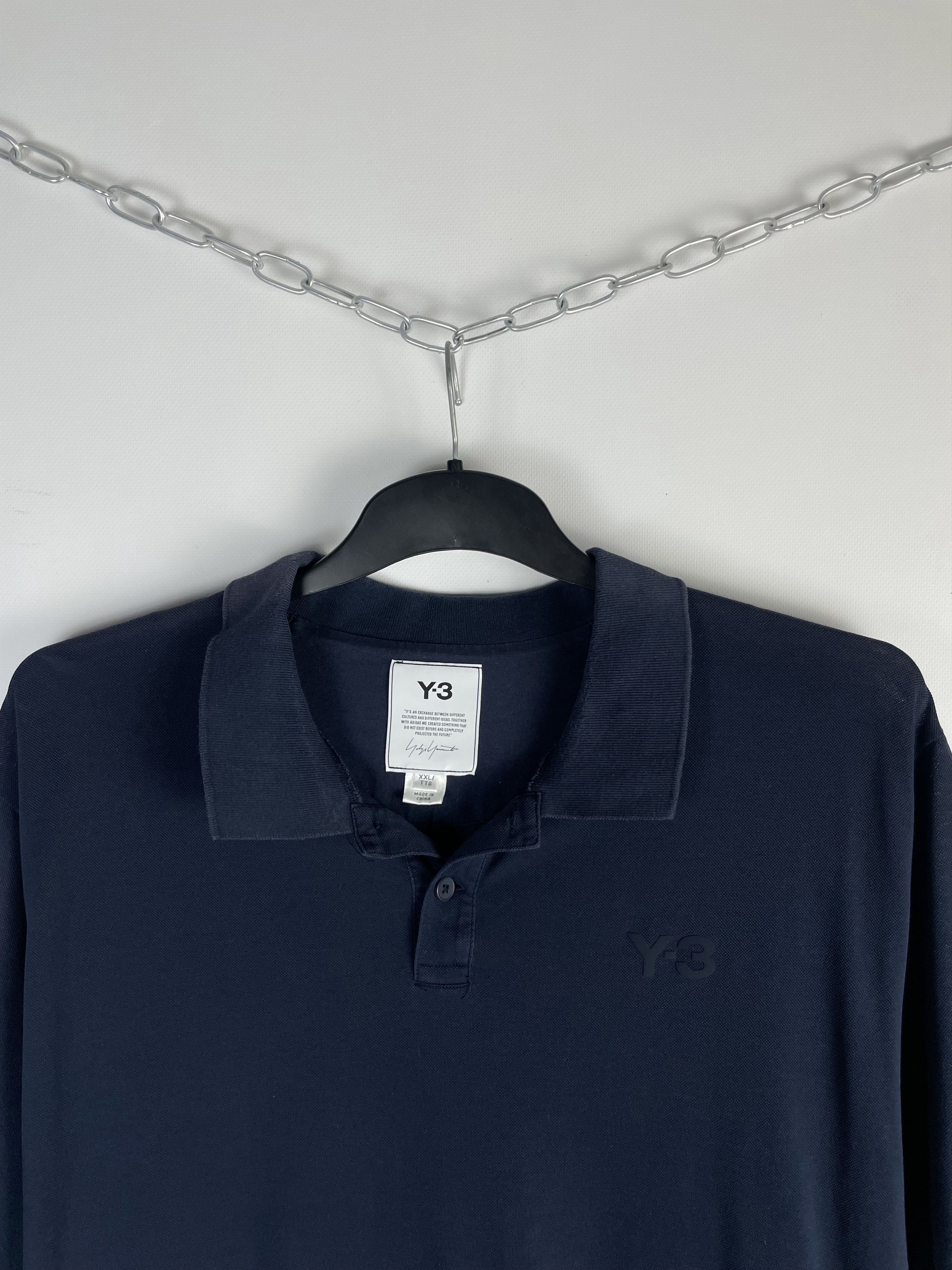 Adidas × Y-3 × Yohji Yamamoto Y-3 YOHJI YAMAMOTO ADIDAS POLO SHIRT Size US XXL / EU 58 / 5 - 4 Thumbnail