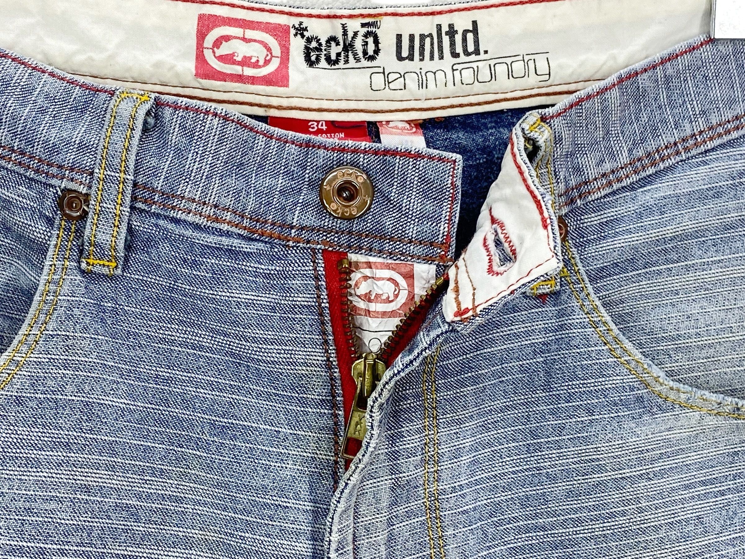 Ecko Unltd. Ecko Denim Hip Hop Skateboards Baggy Pants Size US 34 / EU 50 - 8 Thumbnail