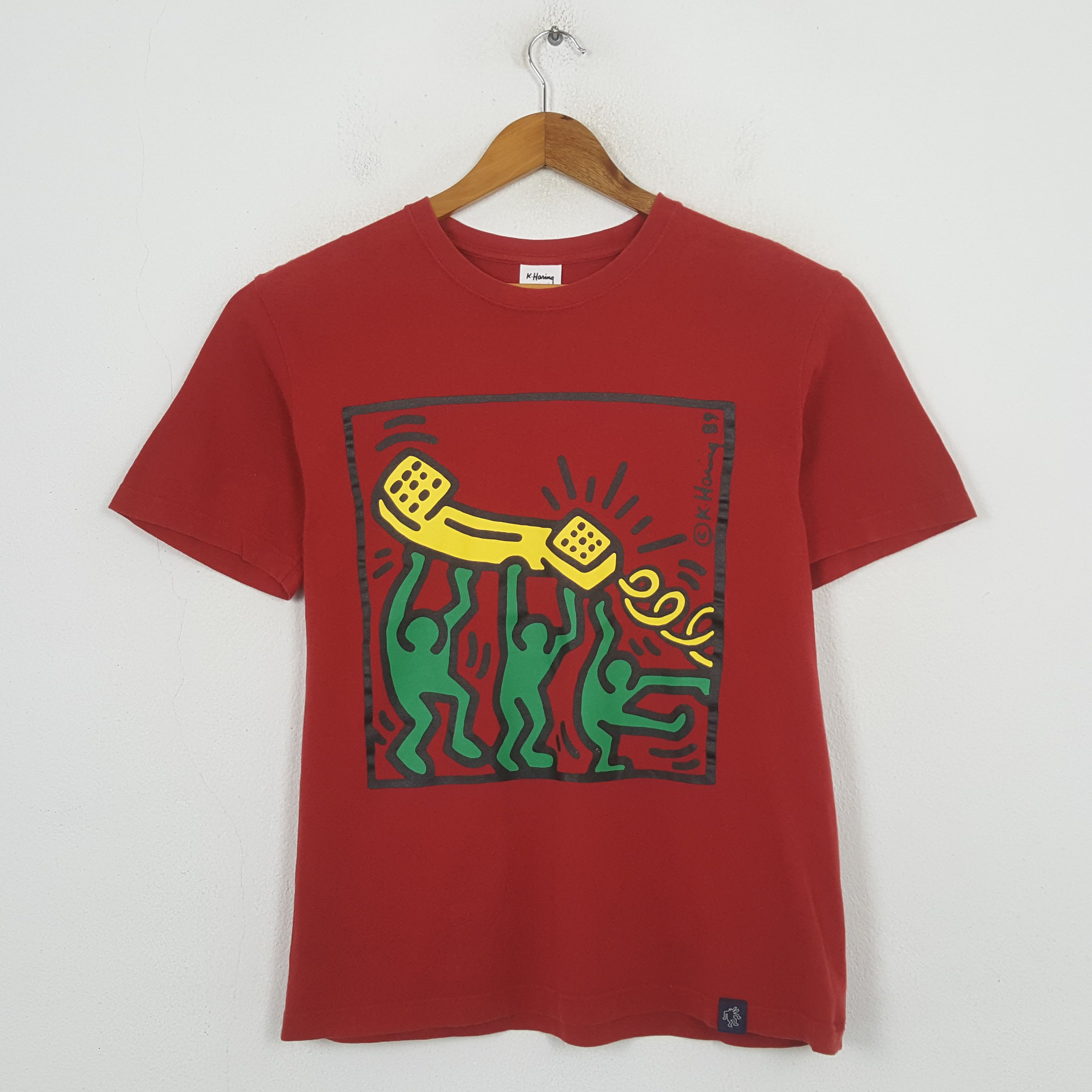 Keith Haring Vintage Keith Haring American Pop Art Artist T-Shirt C301N59 Size US M / EU 48-50 / 2 - 1 Thumbnail