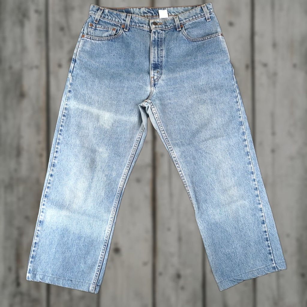 Levi's VINTAGE Levi's 505 Jeans Denim Regular Straight 36x30 34x25 Blue Size US 36 / EU 52 - 1 Thumbnail
