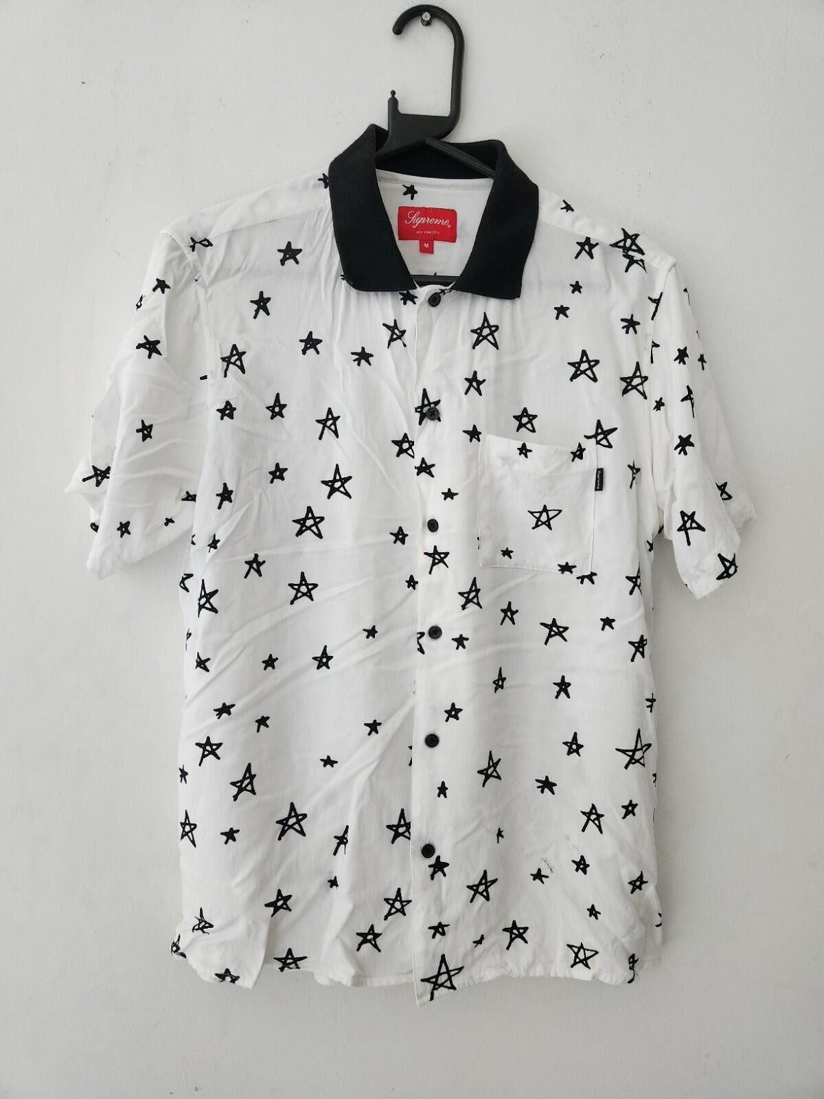 Jean Paul Gaultier × Supreme Supreme x JPG Floral Rayon Button