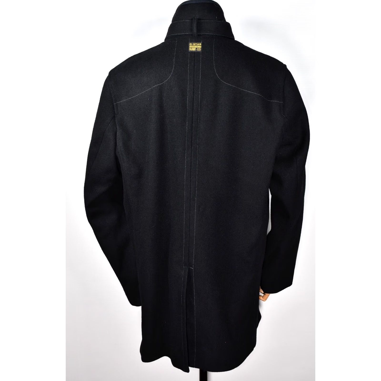 G-Star G-Star RAW Decoy Wool Garber Trench Jacket Mens 3XL Wool Black 3XL Coat Casual Vintage: No Size US XXL / EU 58 / 5 - 3 Thumbnail