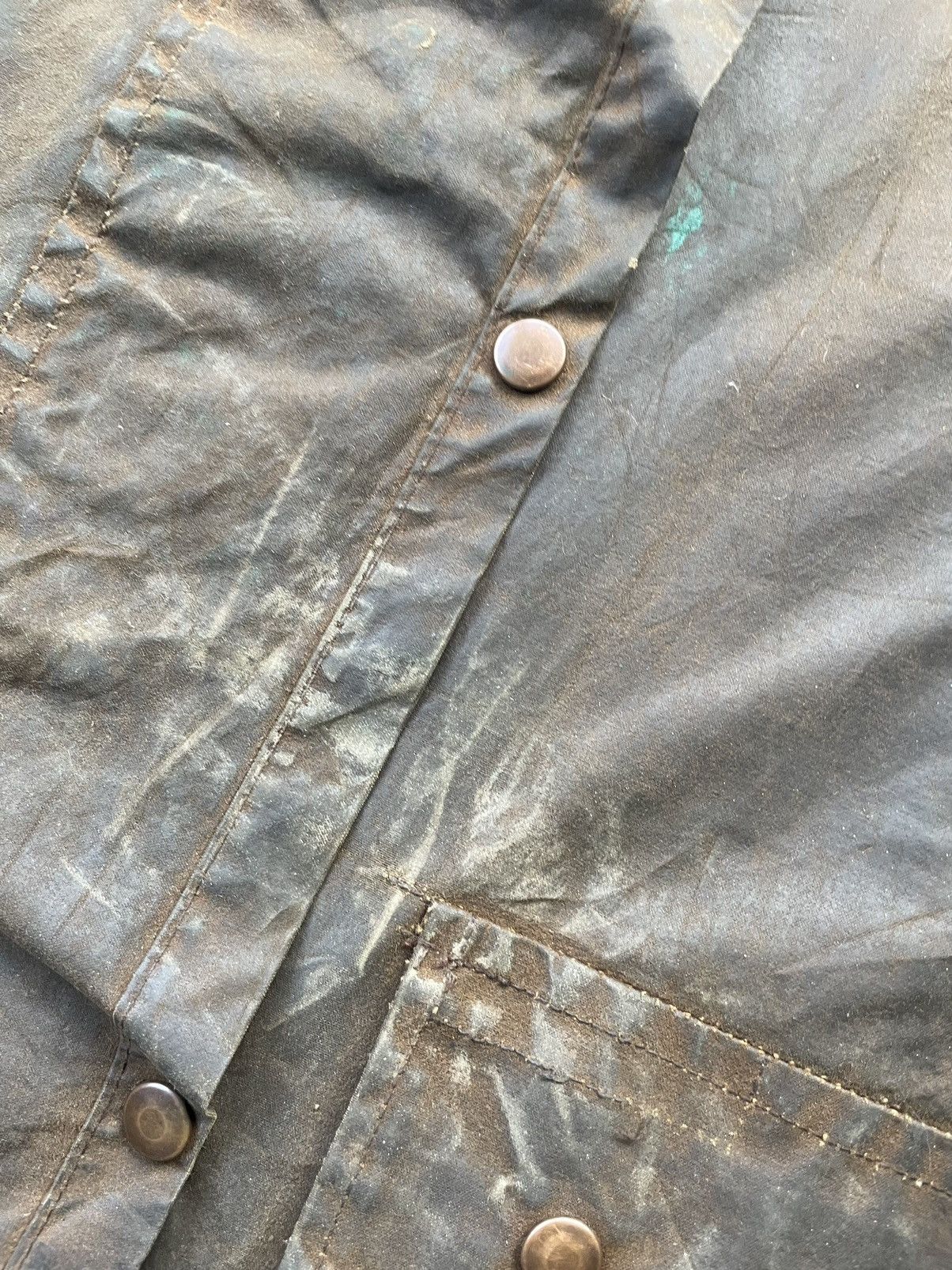Vintage Vintage Unknown Military Wax Deck Jacket Size US L / EU 52-54 / 3 - 22 Thumbnail