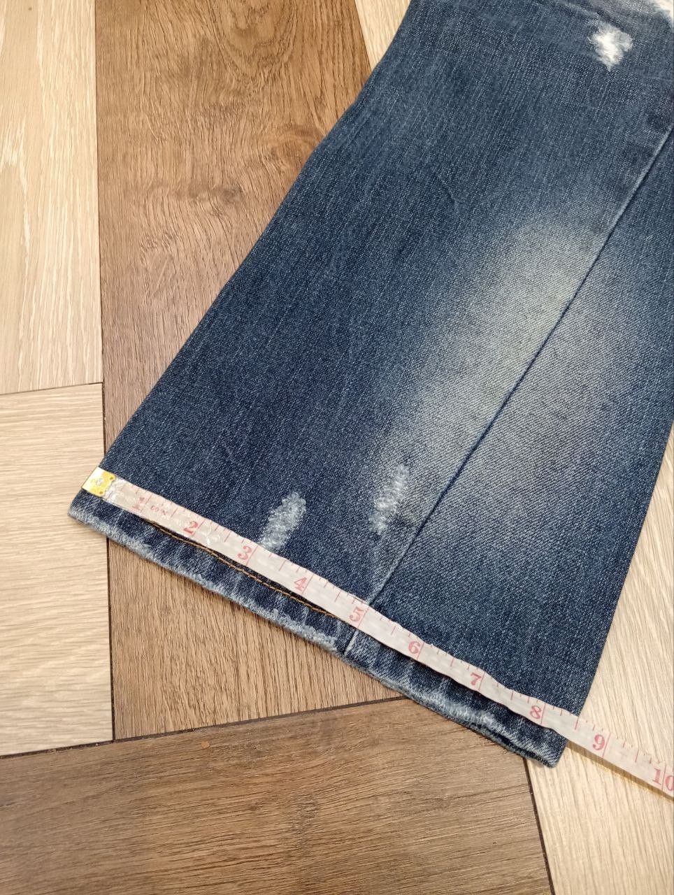 Japanese Brand DAISY BLUE DISTRESSED FLARED DENIM PANTS Size US 32 / EU 48 - 15 Thumbnail