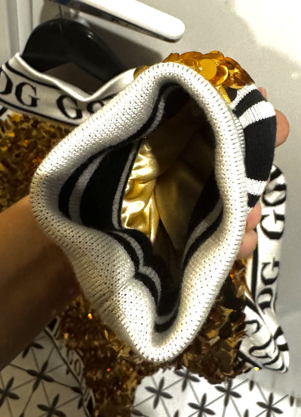 Dolce & Gabbana Dolce & Gabbana Gold Sequin Jacket Size M / US 6-8 / IT 42-44 - 5 Thumbnail