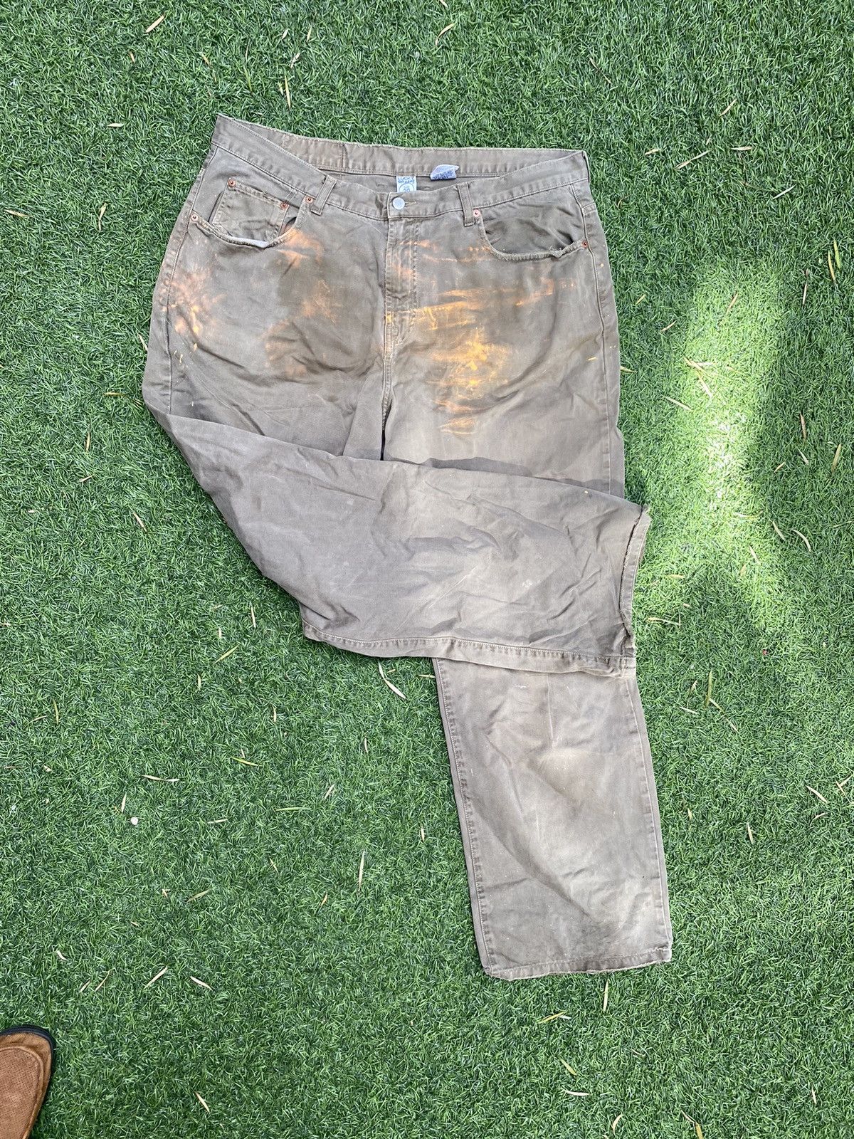 Lucky Brand × Vintage Vintage Lucky Distressed jeans Size US 38 / EU 54 - 2 Thumbnail
