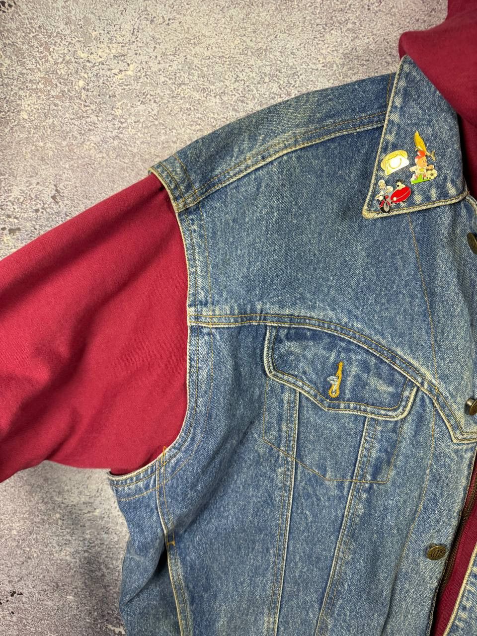 Vintage × Warner Bros ALL FOLKS LOONELY TUNES 1995 WB Hoodie Vest Jacket Denim XL Size US XL / EU 56 / 4 - 6 Thumbnail