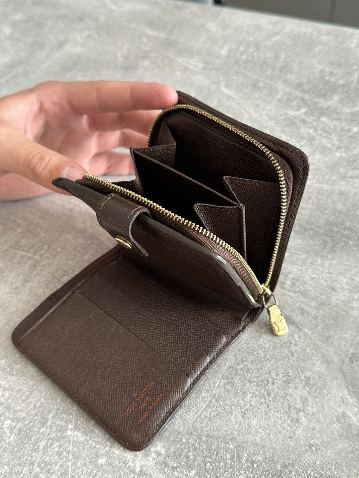 Louis Vuitton Louis Vuitton Threefold Damier Ebene Compact Zippy Wallet Size ONE SIZE - 7 Thumbnail