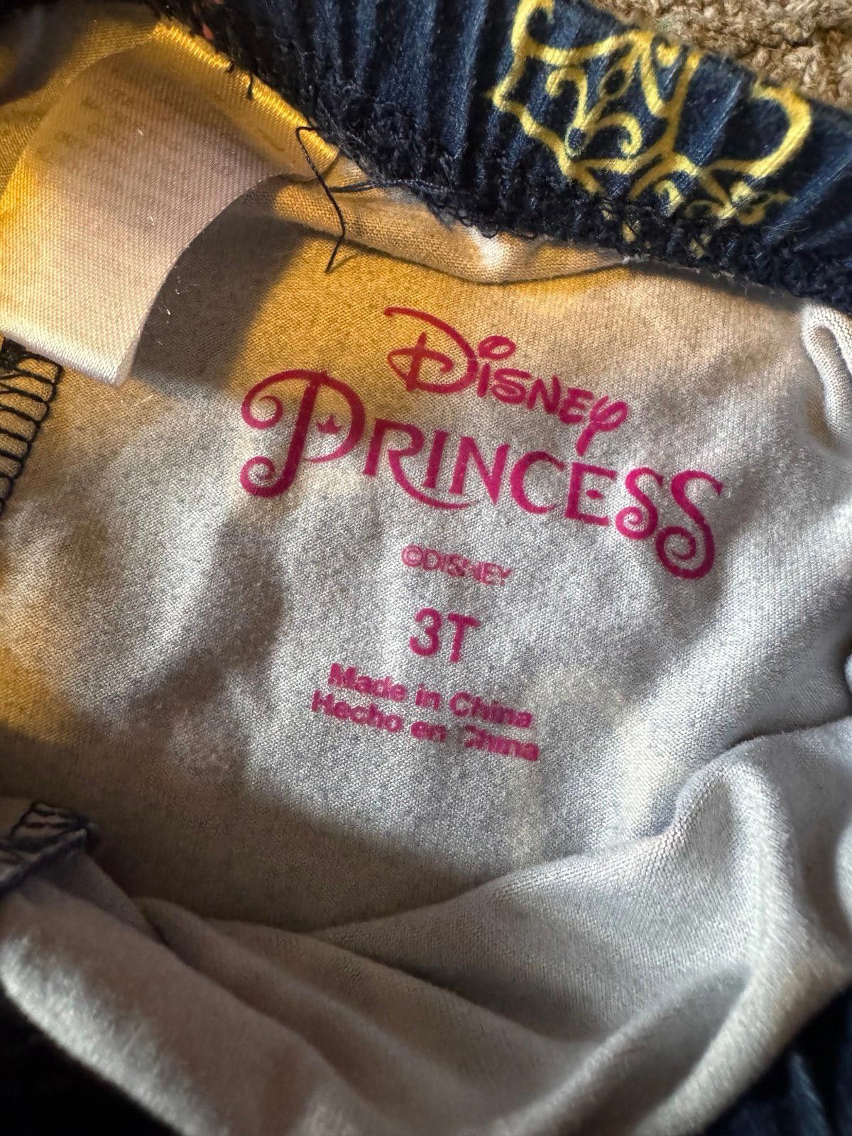 Disney 3T Disney Princess Crown Leggings Size 24" / US 00 / IT 34 - 3 Thumbnail