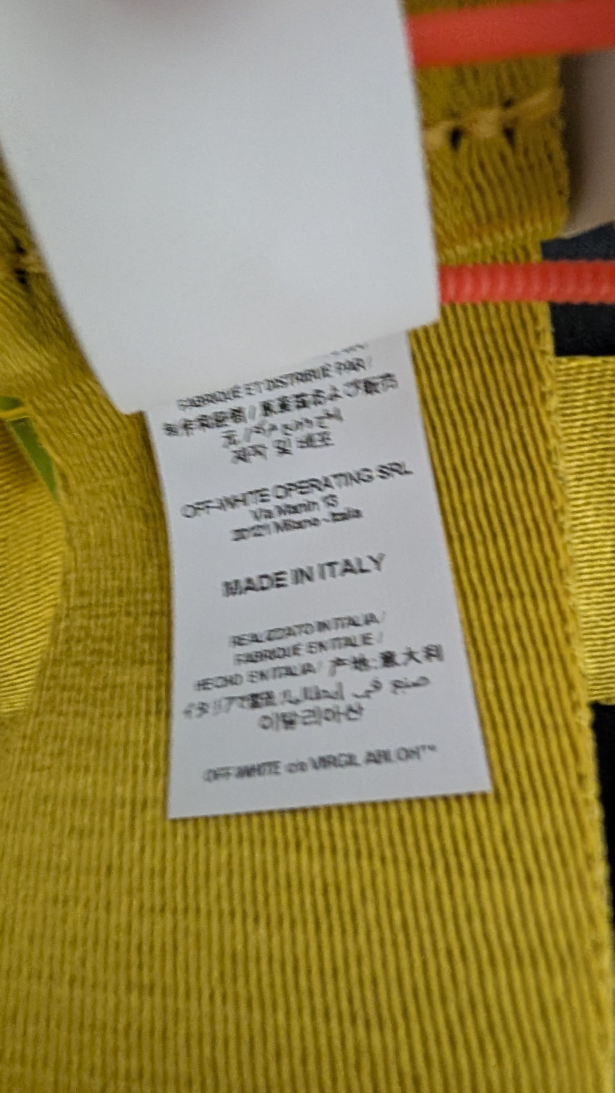Off-White Off-White™ Industrial 2.0 Belt in Yellow/Black Size ONE SIZE - 9 Thumbnail