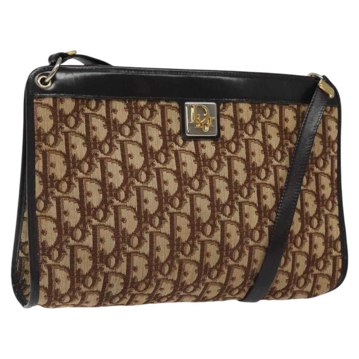 Dior Christian Dior Vintage Trotter Shoulder Bag Canvas Size ONE SIZE - 1 Thumbnail