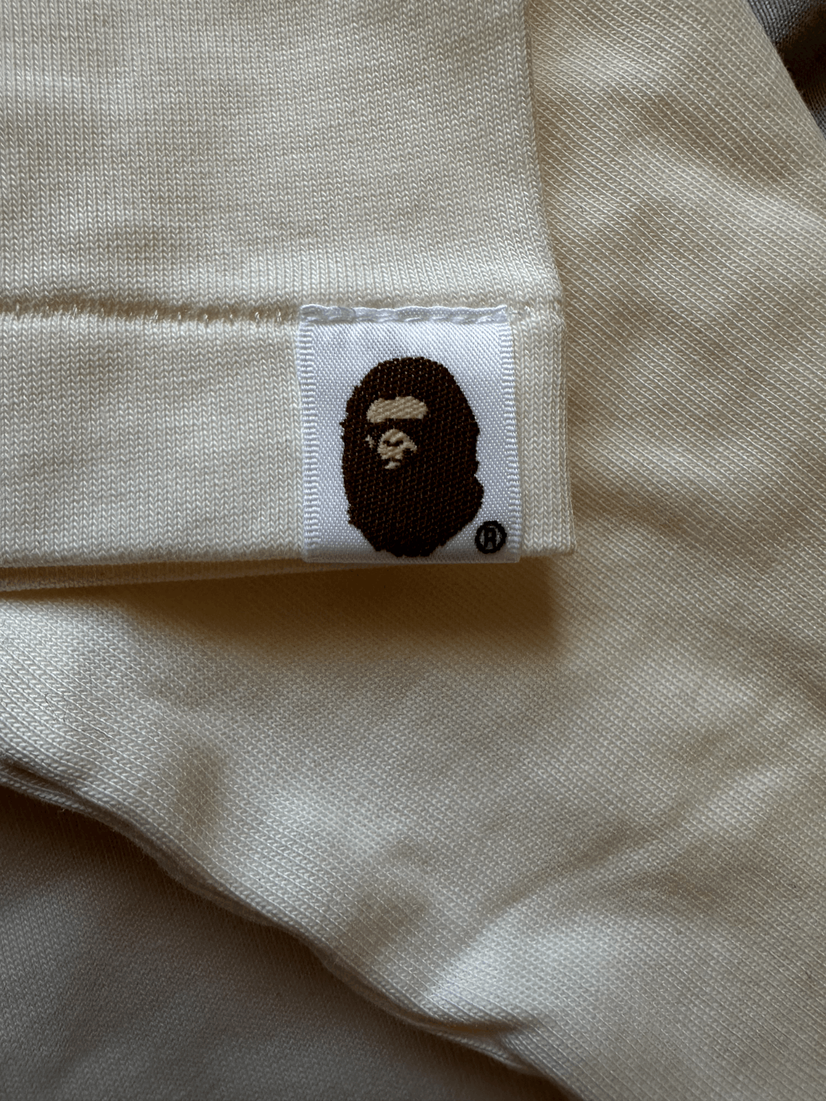 Bape BAPE Vintage Styled Shirt With Natural Cracking Size Large Size US L / EU 52-54 / 3 - 5 Thumbnail