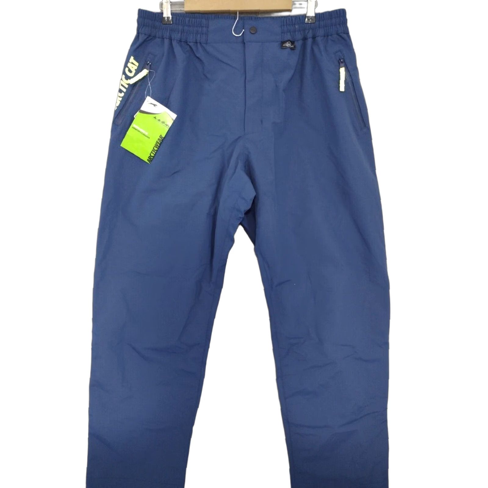 Vintage Arctic Cat Atcticwear Men's Rain Waterproof Pants XL 36x32 Blue Tapered Zip Water Repellent Activewear Windproof, 5268-026 Size US 36 / EU 52 - 1 Thumbnail
