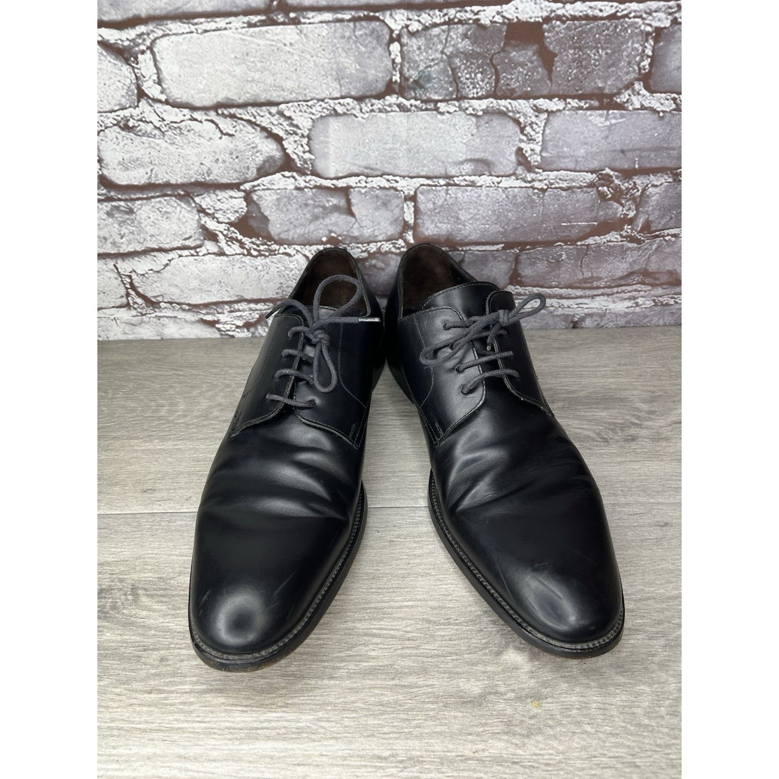 To Boot New York To Boot New York Adam Derrick Black Leather Derby Dress Shoe Size US 10.5 / EU 43-44 - 12 Thumbnail