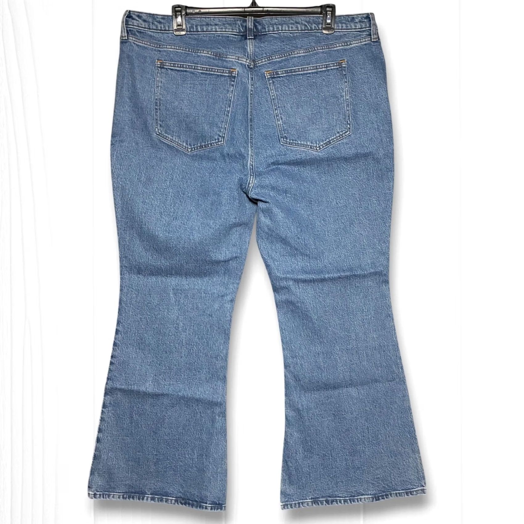 Abercrombie & Fitch NWT Abercrombie & Fitch Vintage Flare Jeans Women High Rise Blue 22S Size 40" / US 18 - 2 Thumbnail
