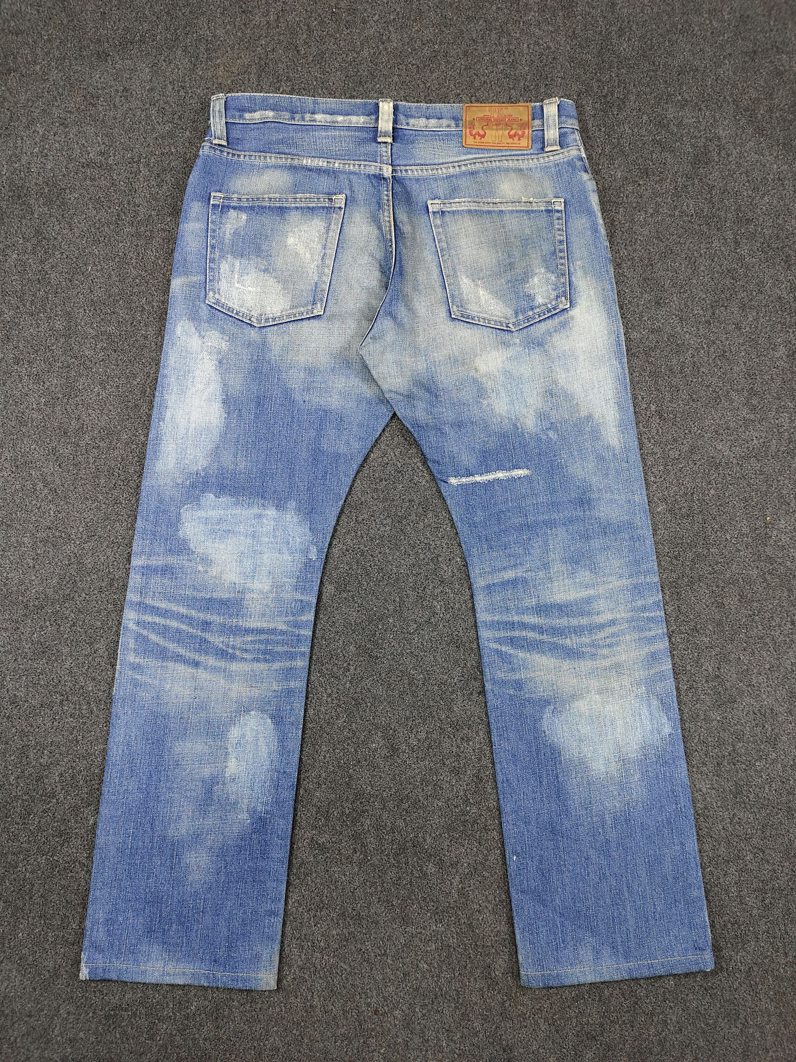Takeo Kikuchi TK Japan- Heavy Fade Archive Distressed Workwear Jeans Size US 32 / EU 48 - 4 Thumbnail