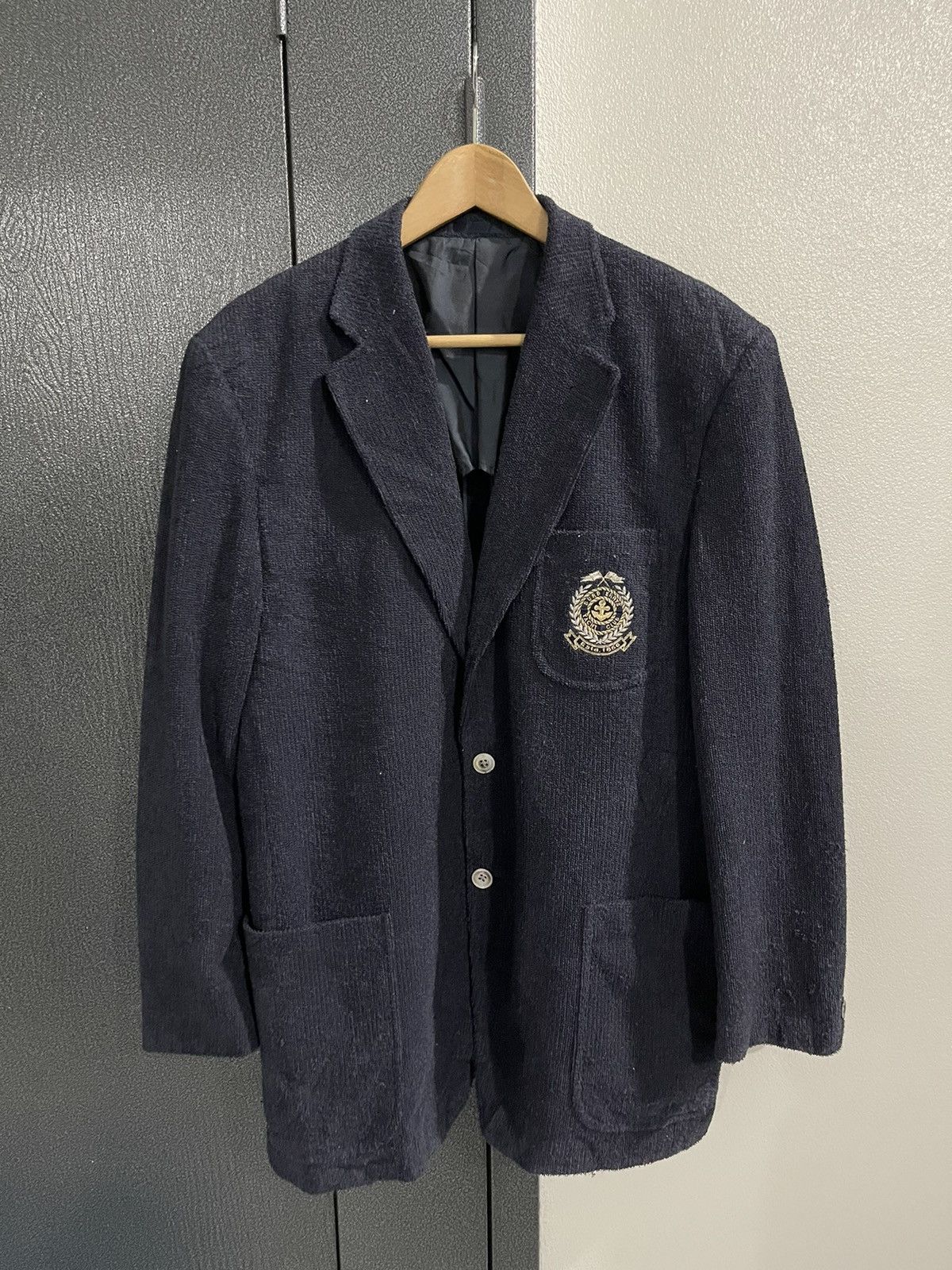 Burberry Vintage Burberrys Yacht Club Cudroy Coat Blazer Size 42L - 1 Thumbnail