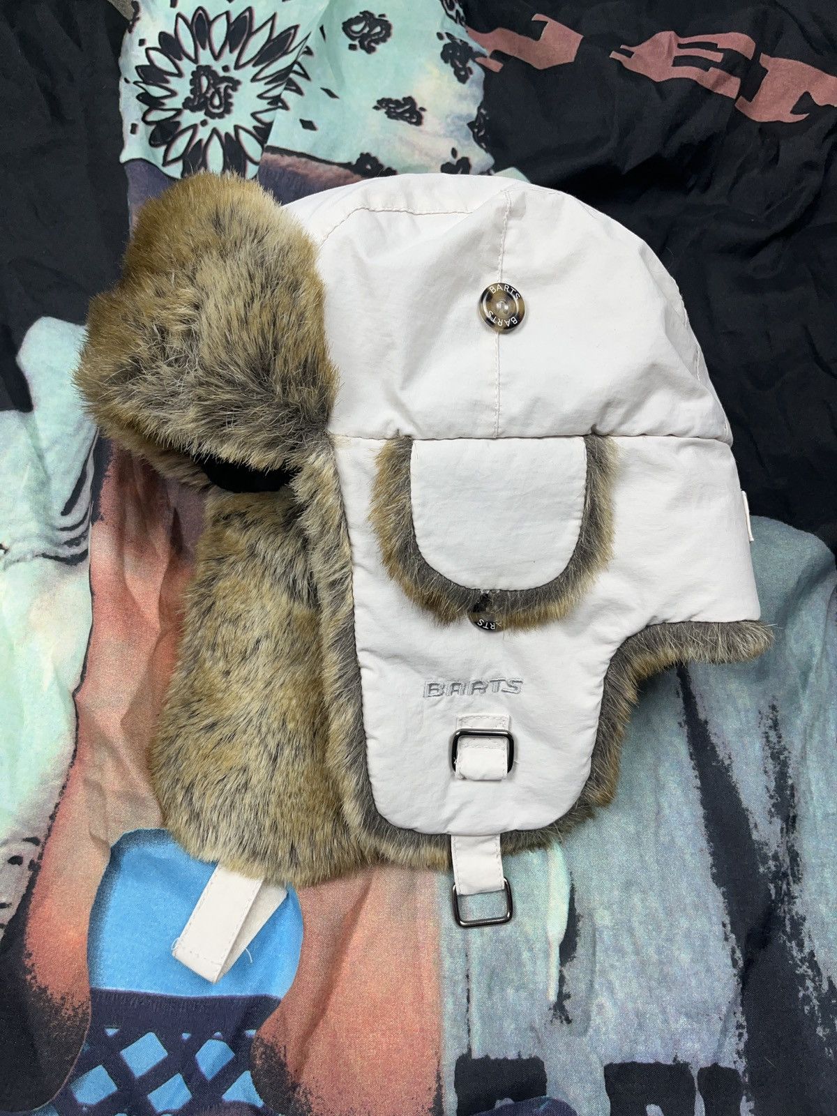 Vintage Barts Aviator Faux Fur Trapper Hat Ushanka Fuzzy y2k Size ONE SIZE - 2 Thumbnail