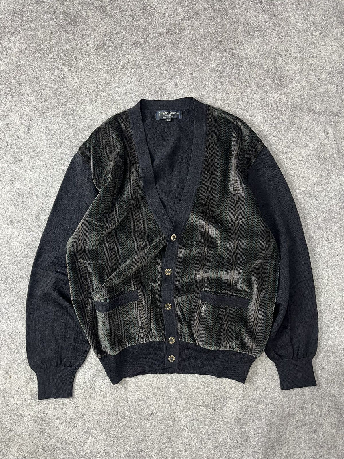 Yves Saint Laurent Yves saint laurent cardigan knitwear 90’s Size US M / EU 48-50 / 2 - 1 Thumbnail