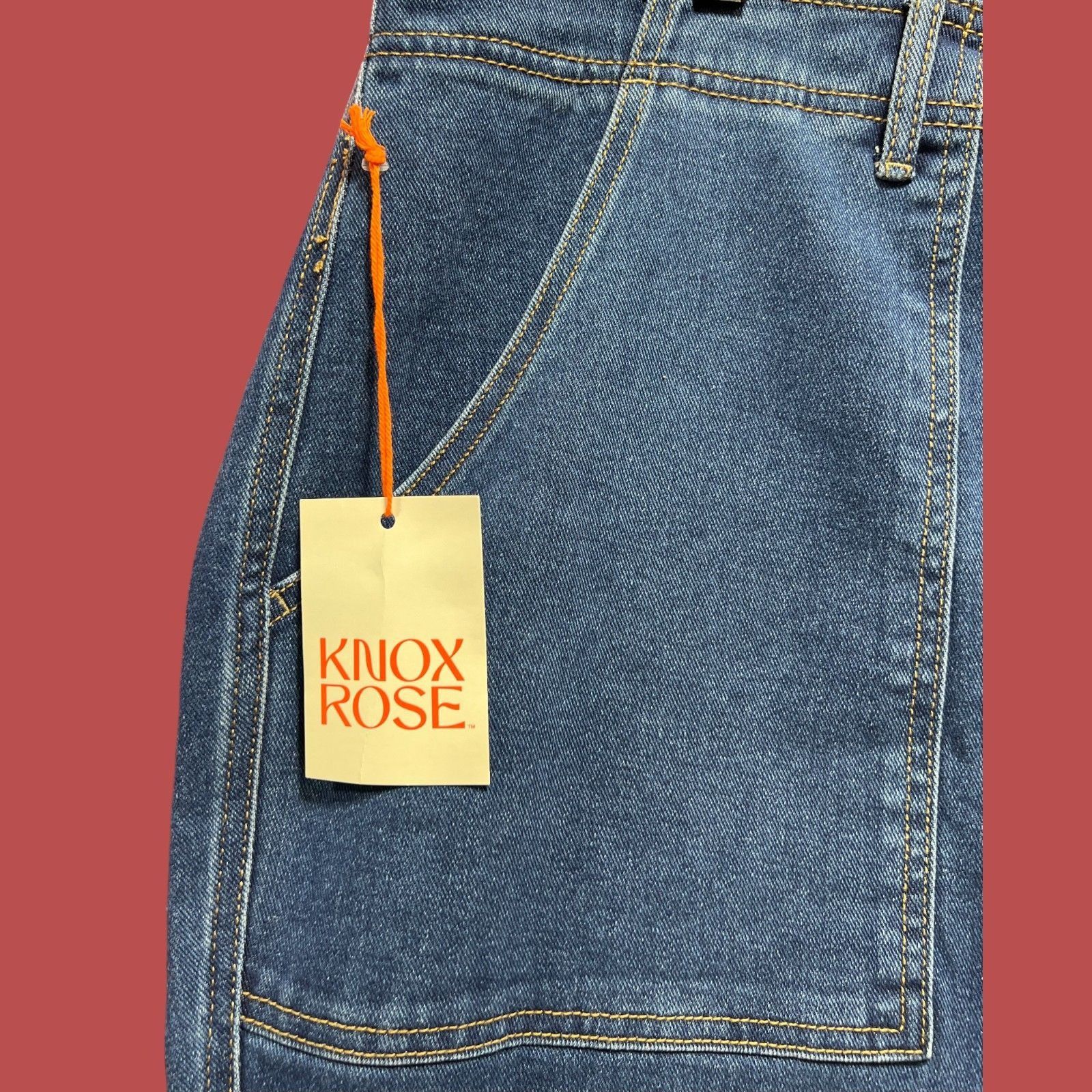 Other Knox Rose - Women's High Waist Stretch Pants - Blue - 3X Size 42" / US 20 - 9 Thumbnail