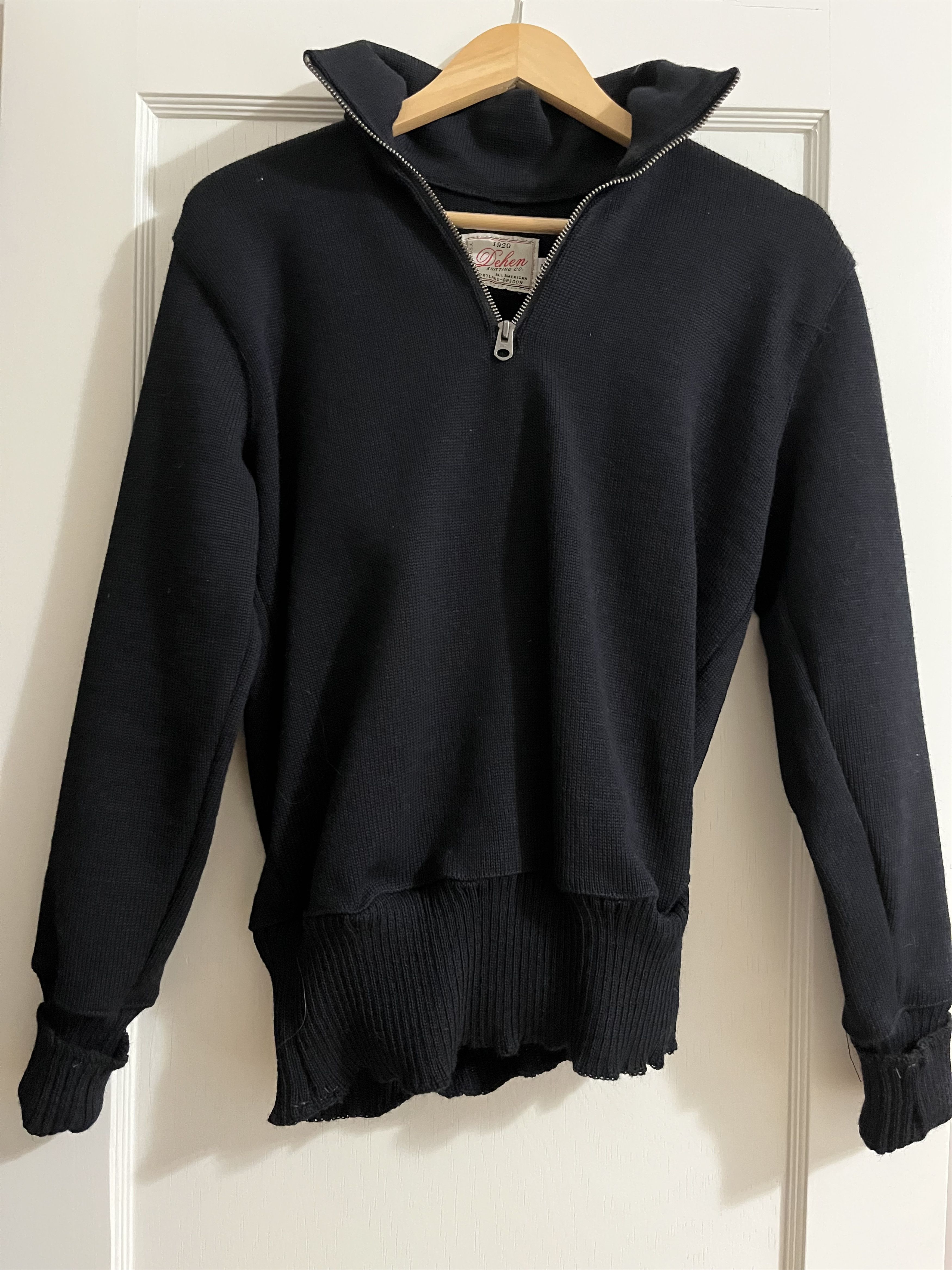 half zip sweater