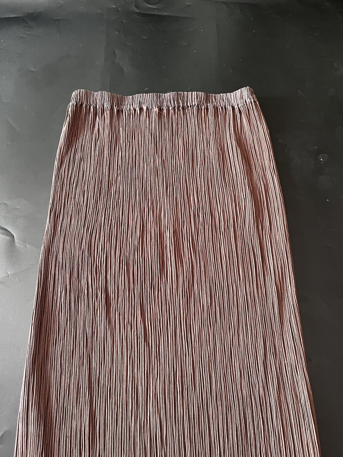 Pleats Please Issey Miyake Brown Issey miyake pleats 1990 Size 28" / US 6 / IT 42 - 4 Thumbnail