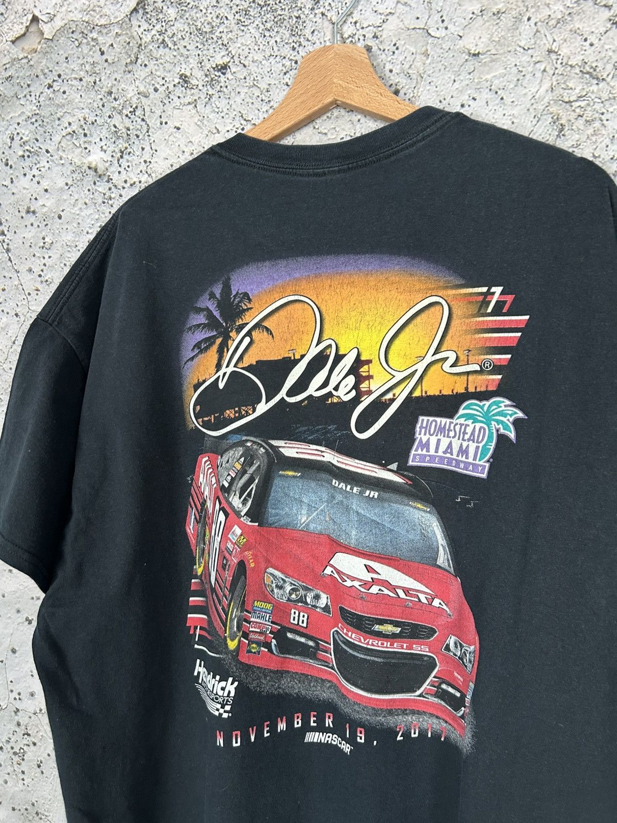 NASCAR Vintage Dale JR NASCAR Racing Graphic Tee Hype Streetwear Size US XXL / EU 58 / 5 - 2 Thumbnail
