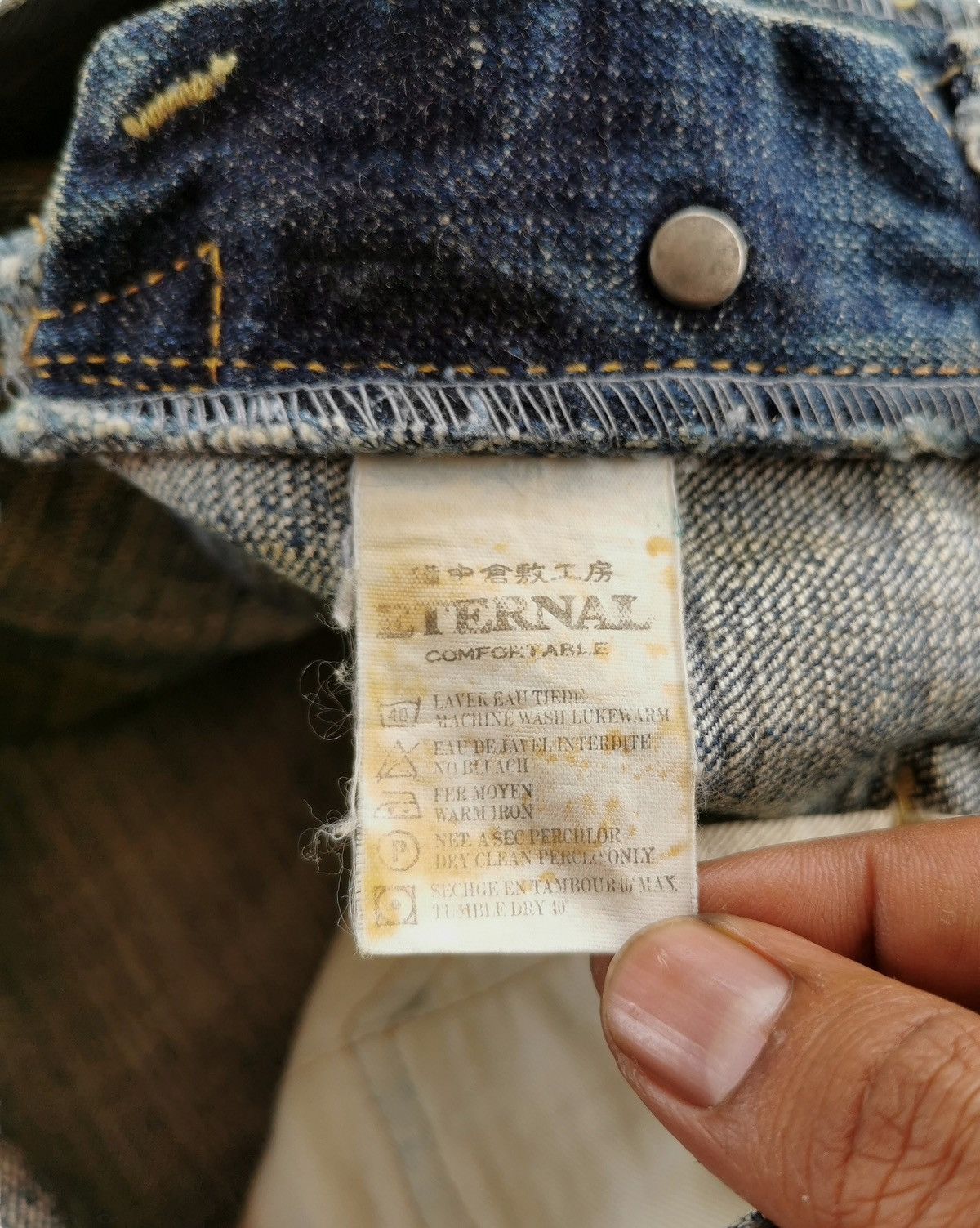 Eternal Vintage Eternal Distressed Flared Jeans 🔸Y143 Size US 30 / EU 46 - 9 Thumbnail