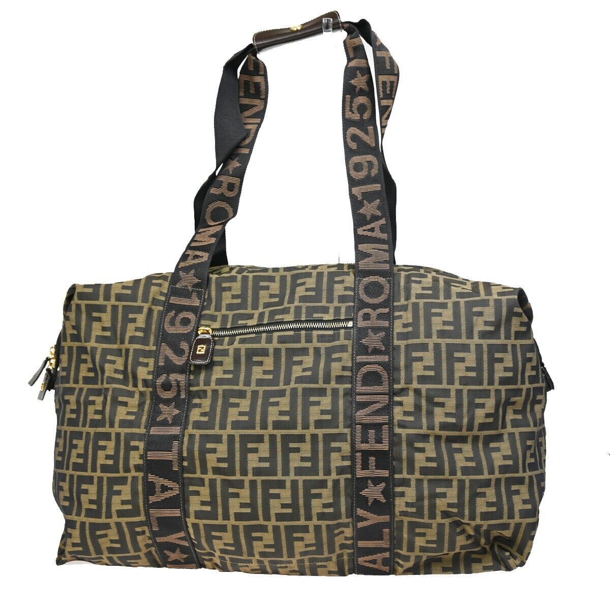 image of Fendi Zucca Travel in Brown, Women's